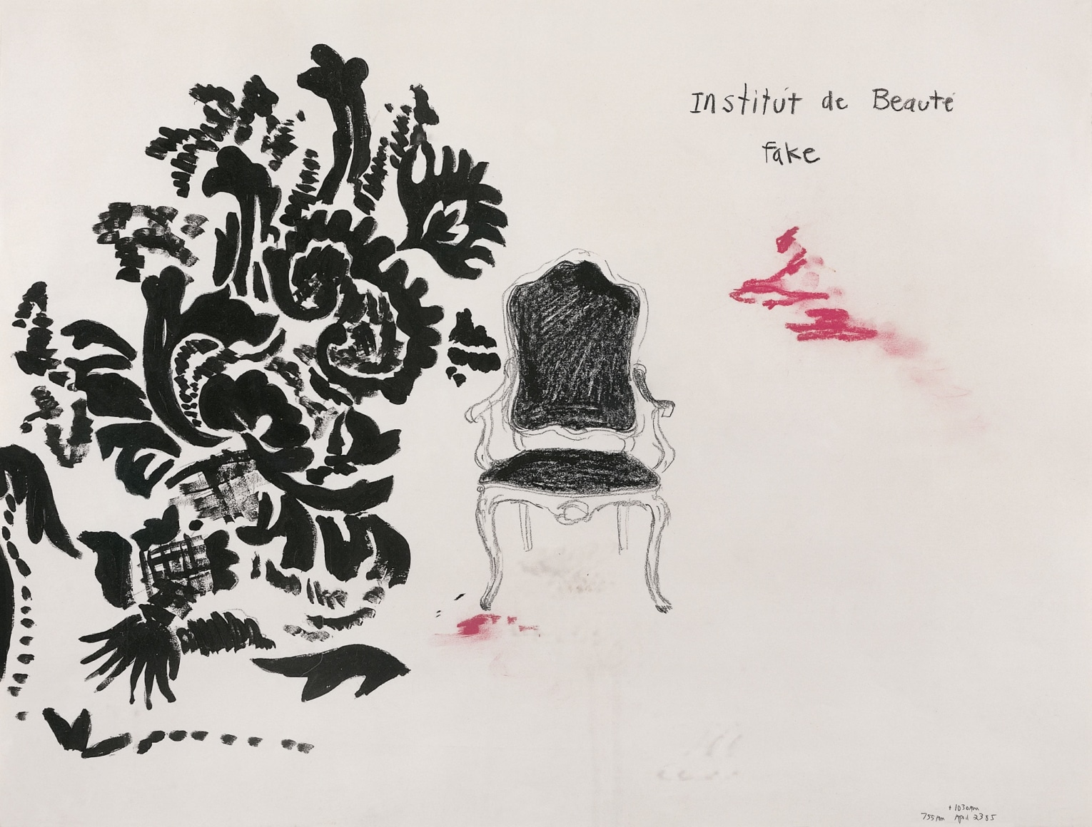 Karen Kilimnik, Institut de Beaute - Fake, 1985