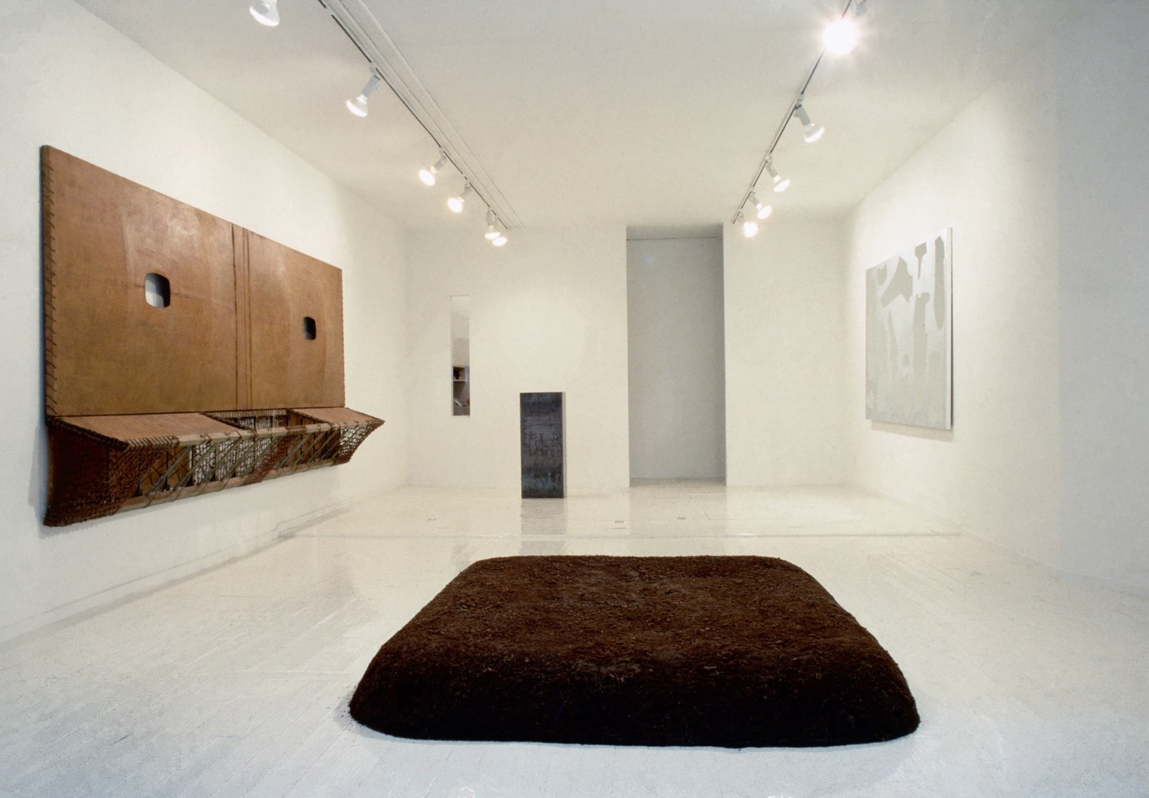 Installation view, A Deer Manger, A Dress Pattern, Farthest Sea Water, and A Signature.&nbsp;