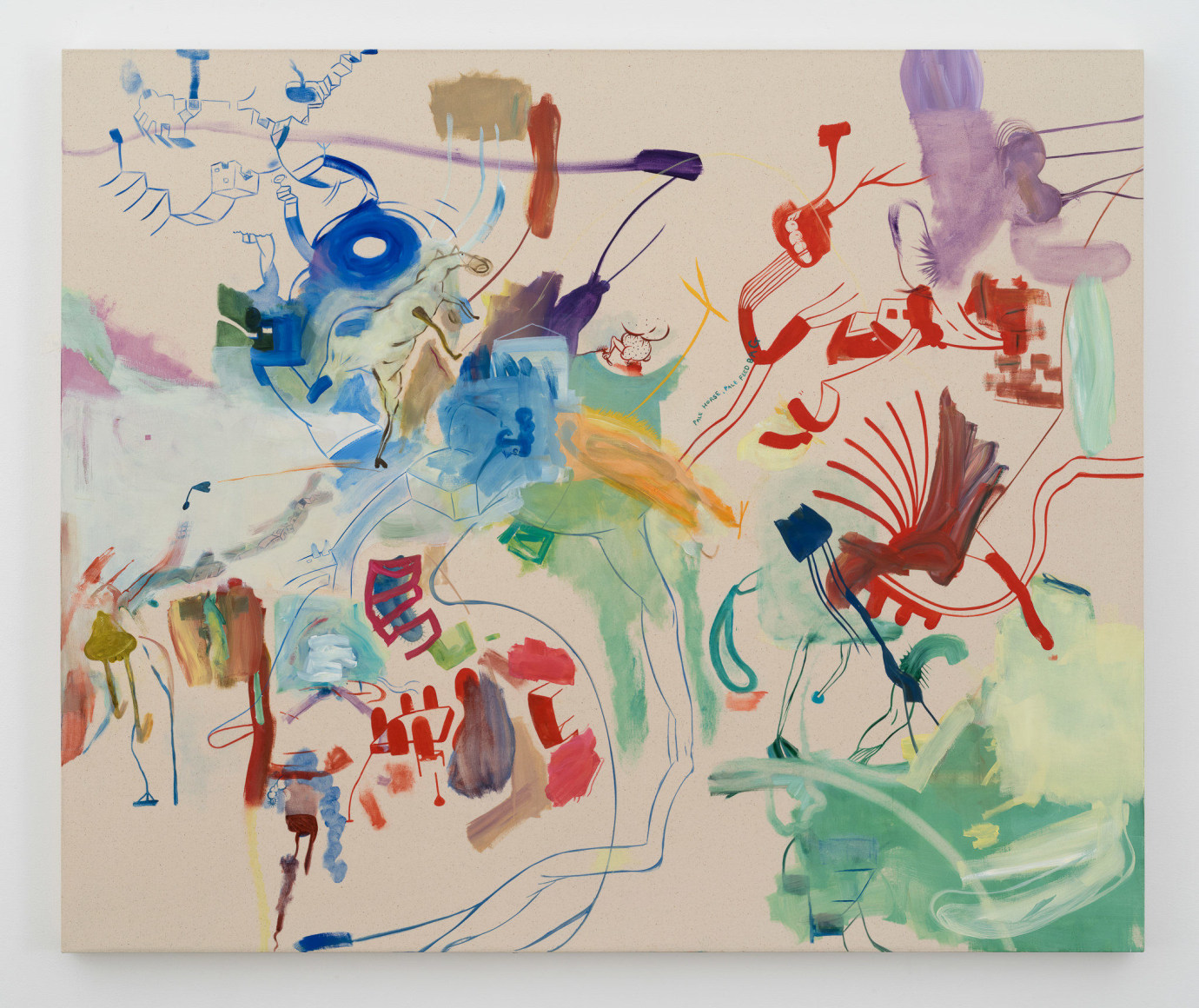 Sue Williams, Pale Horse, Pale Feedbag, 2019