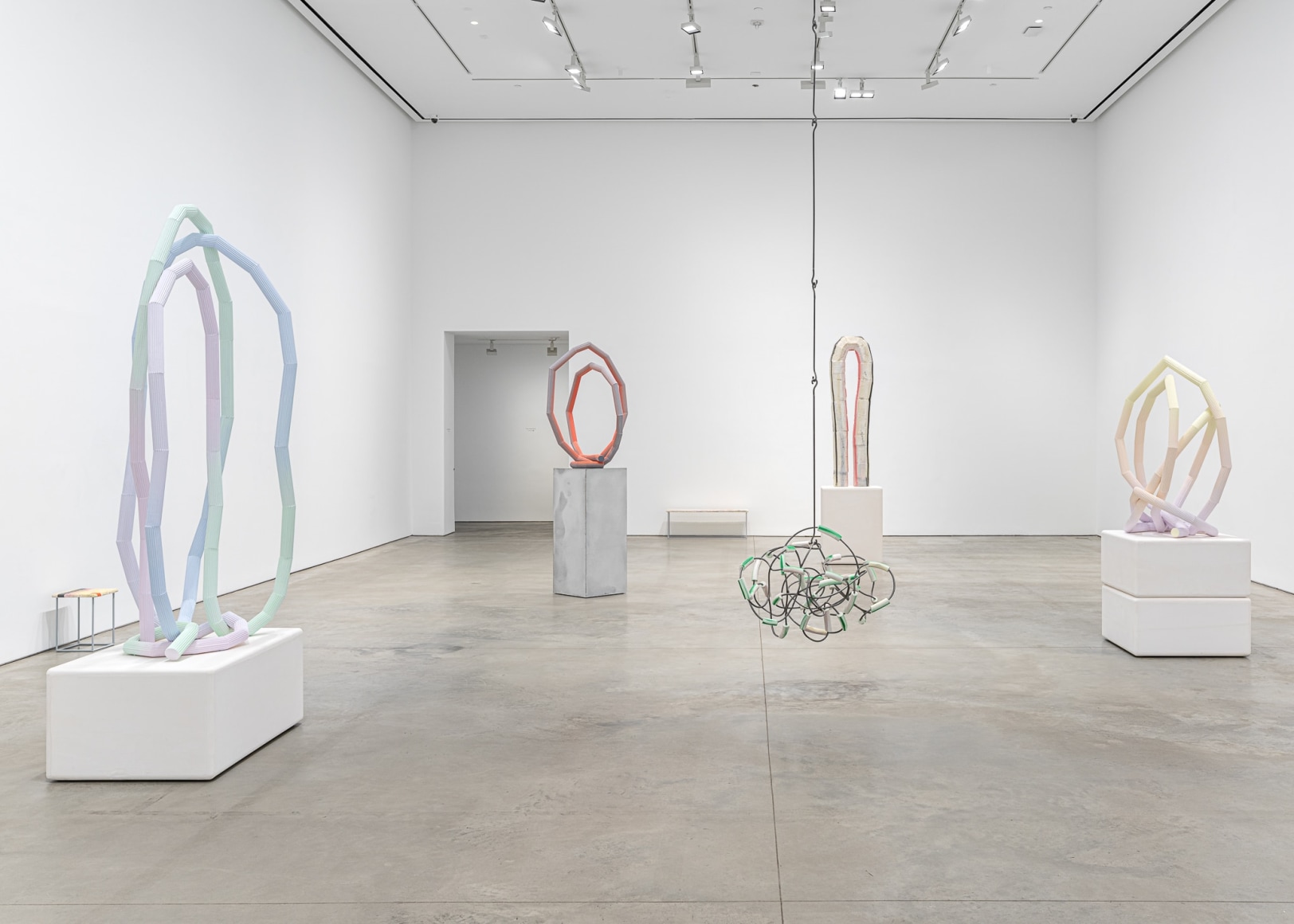 Installation view:&nbsp;Eva Rothschild, Arms Folded And Unfolded,&nbsp;303 Gallery, New York, 2023. Photo: Justin Craun