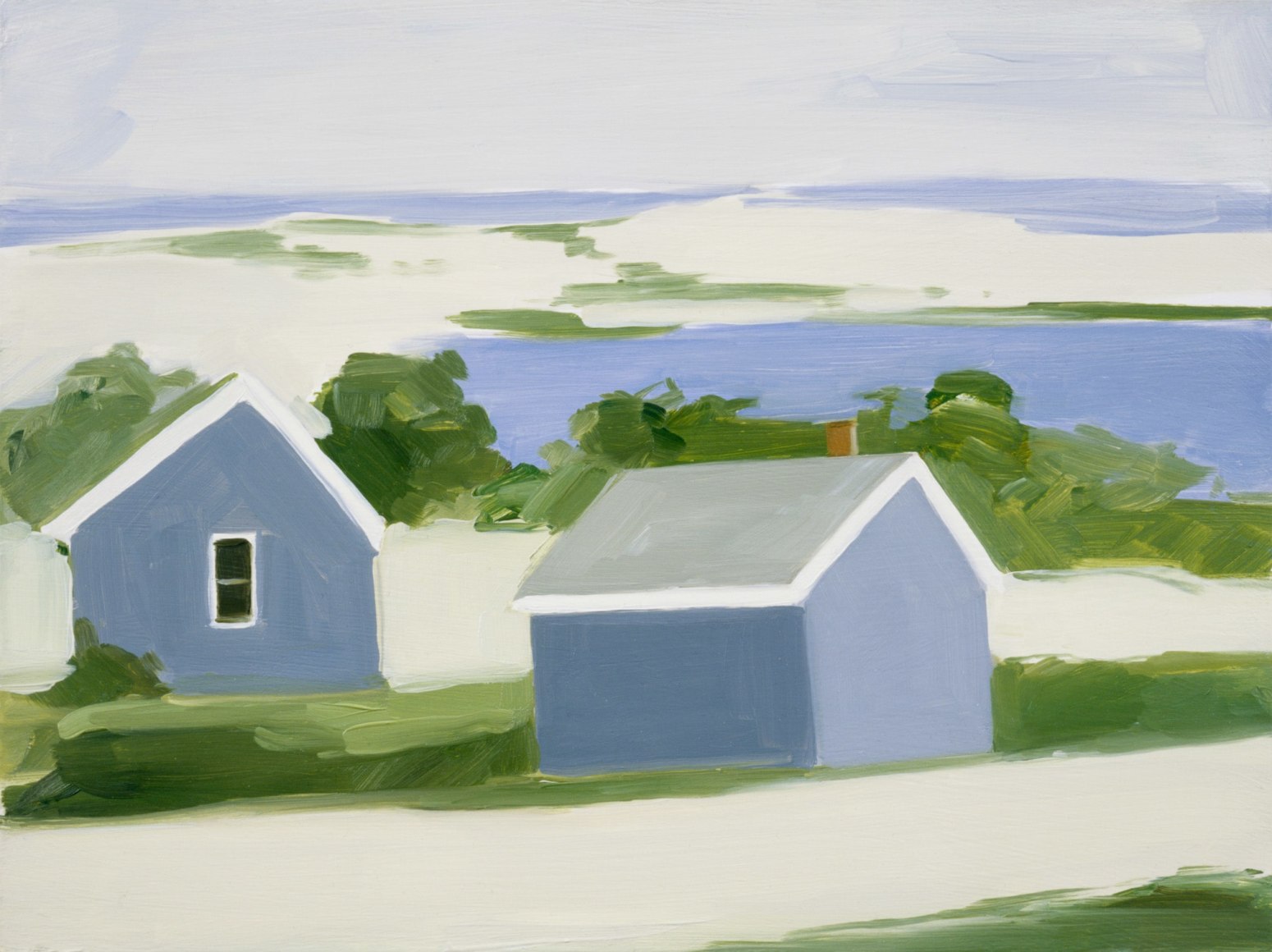 Maureen Gallace, Sandy Road, Blue, Woods Hole, Ma., 2002