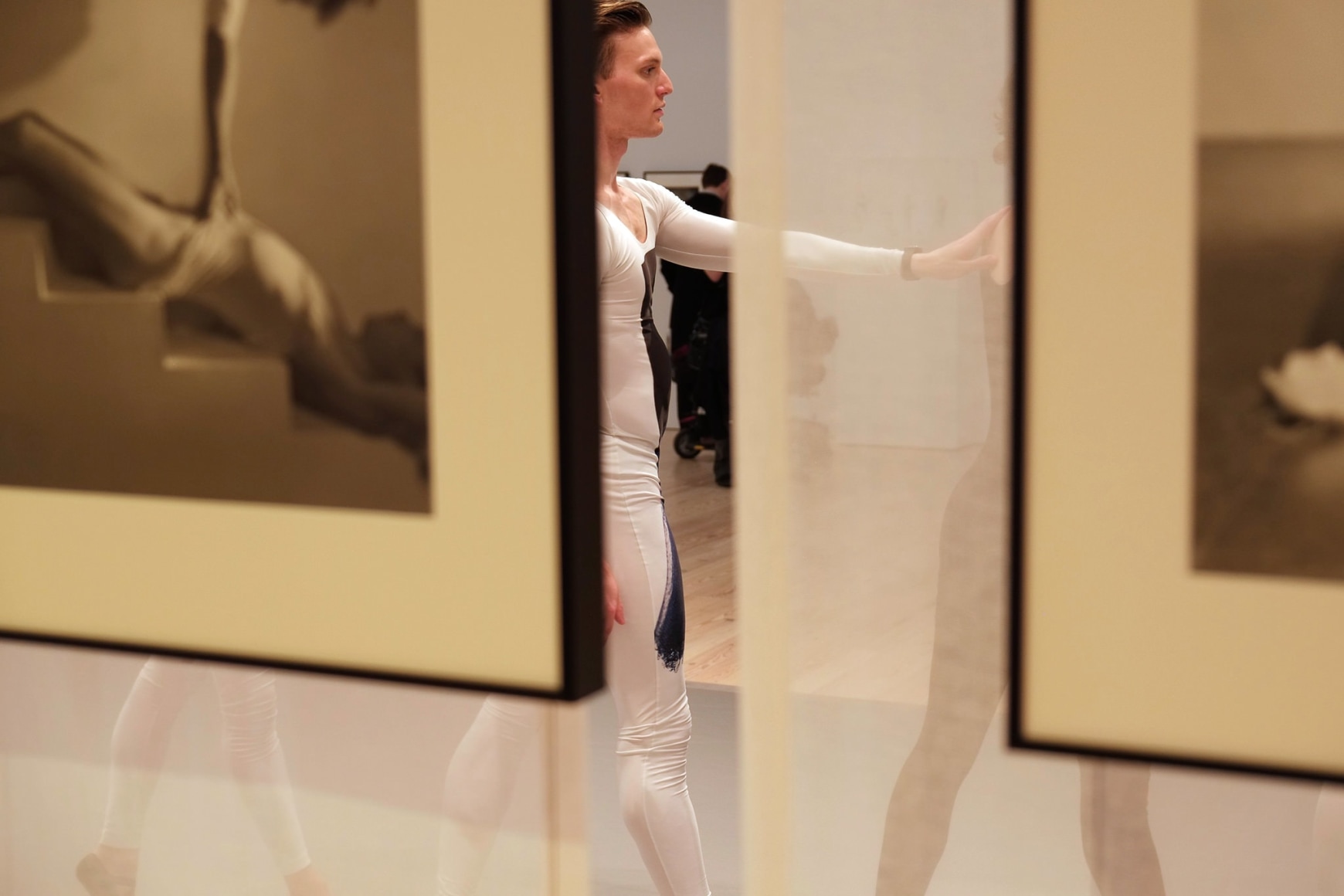 Performance view of Transmissions, Whitney Museum of American Art, New York