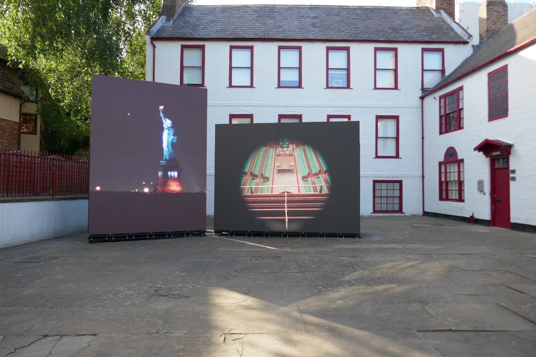 Jane and Louise Wilson, Suspended Island, 2018