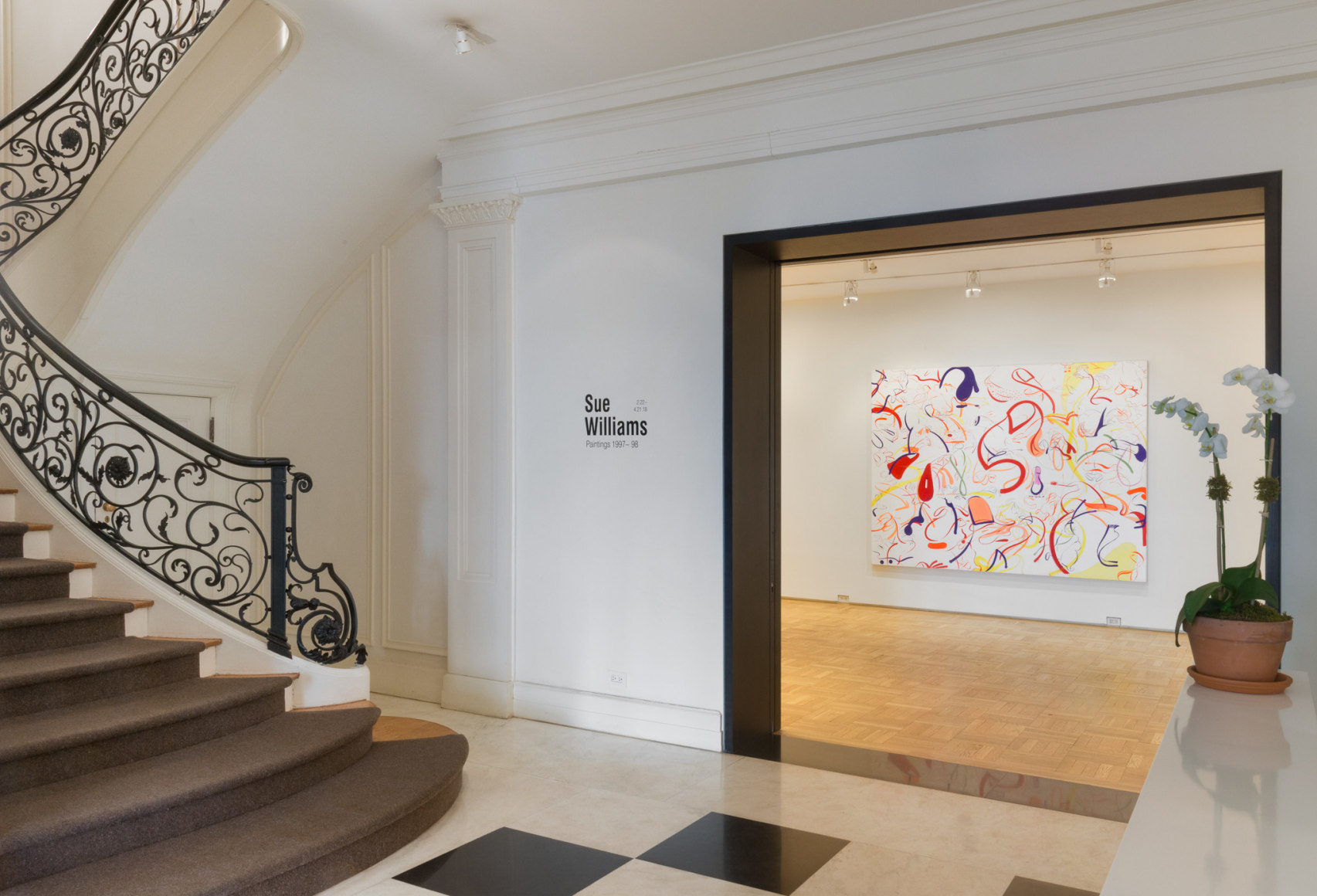 Sue Williams, Installation view: Paintings 1997-98, Skarstedt Gallery, New York, 2018