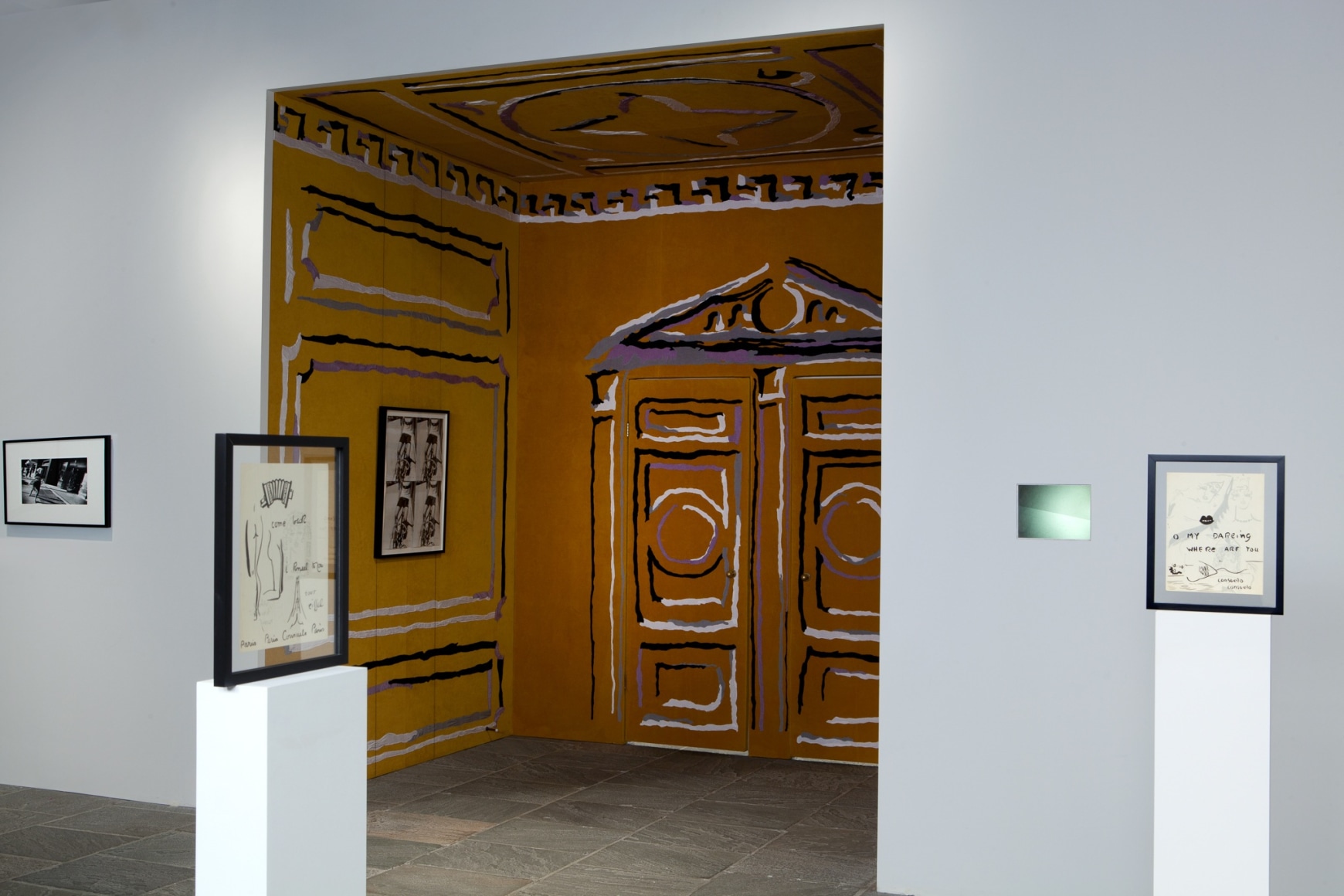 Nick Mauss, ​Installation view:&nbsp;Whitney Biennial, 2012