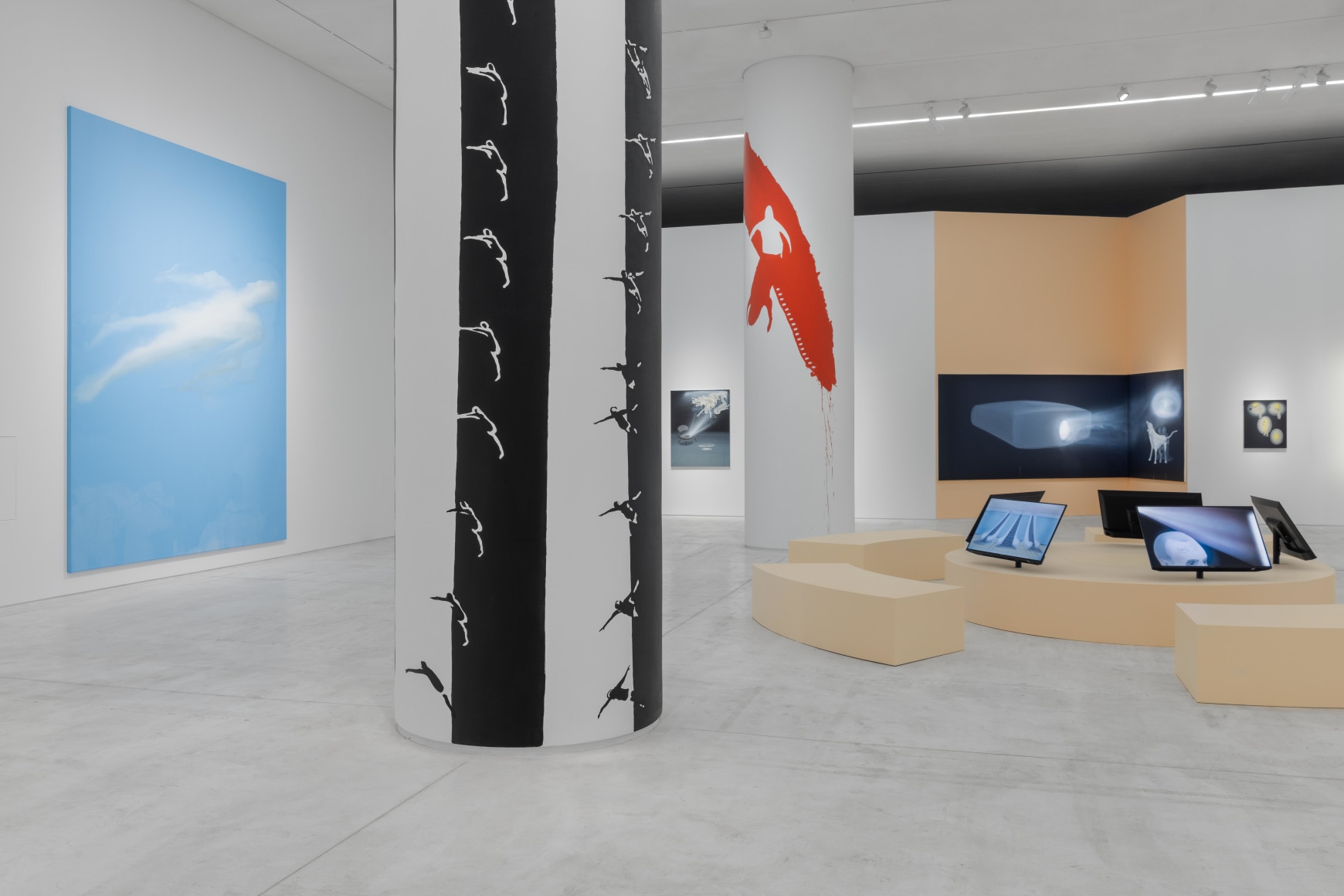 Installation views: Tala Madani, Shitty Disco, June 13 – November 10, 2024, National Museum of Contemporary Art Athens, Greece. Photography: Paris Tavitian