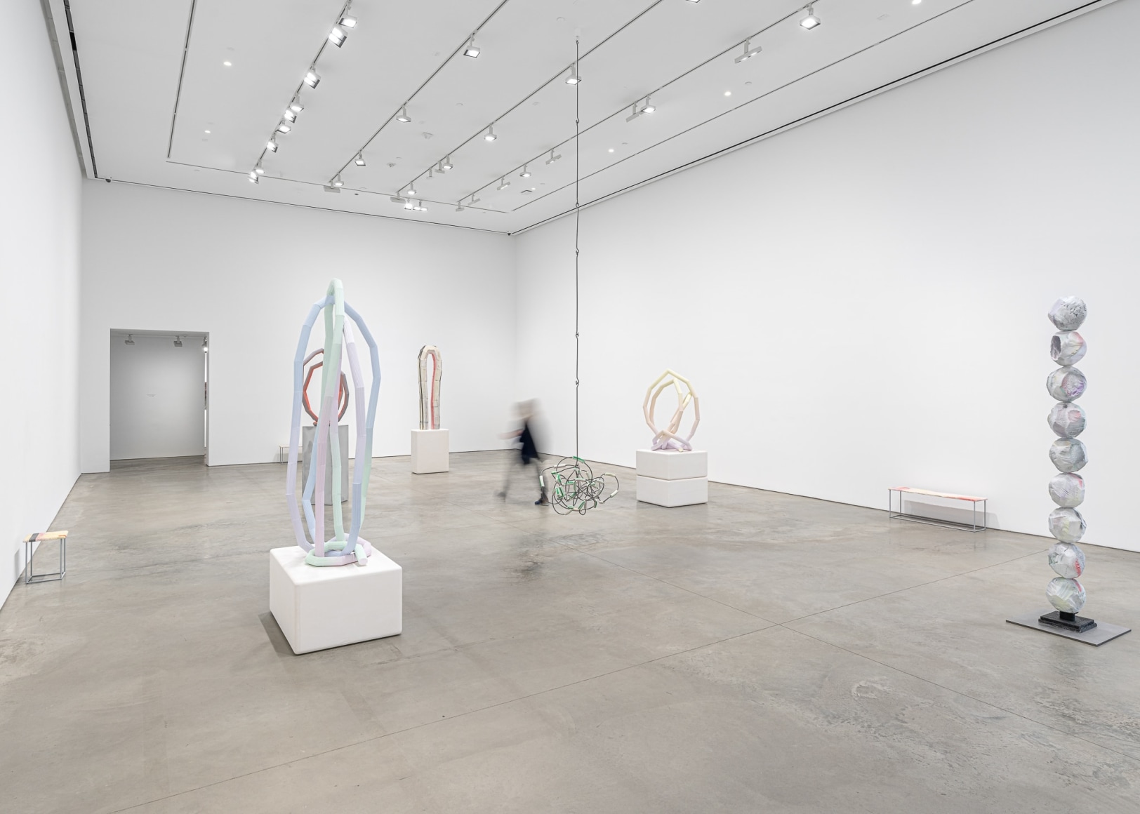 Installation view:&nbsp;Eva Rothschild, Arms Folded And Unfolded,&nbsp;303 Gallery, New York, 2023. Photo: Justin Craun