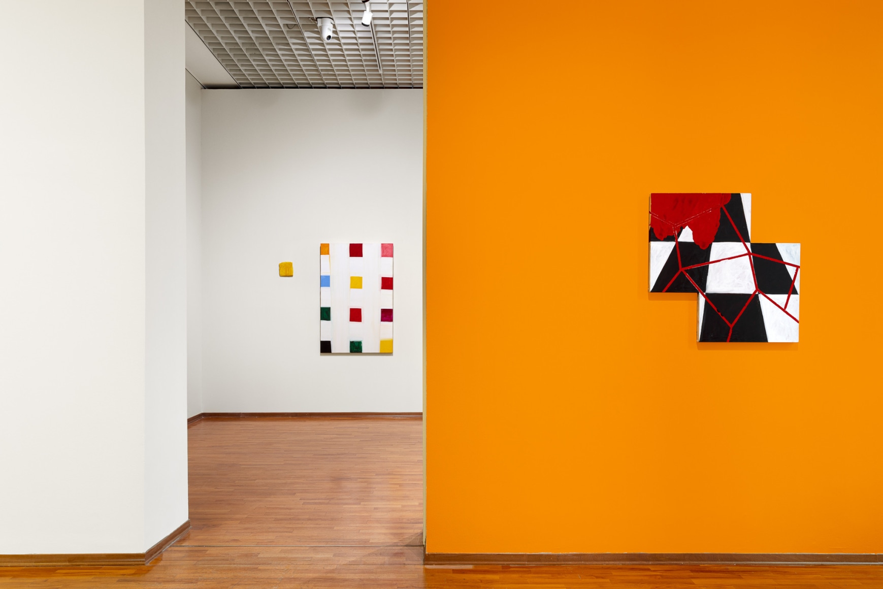 Installation view: "Mary Heilmann," GAM, Torino, 2024. Photo: Nicola Morittu