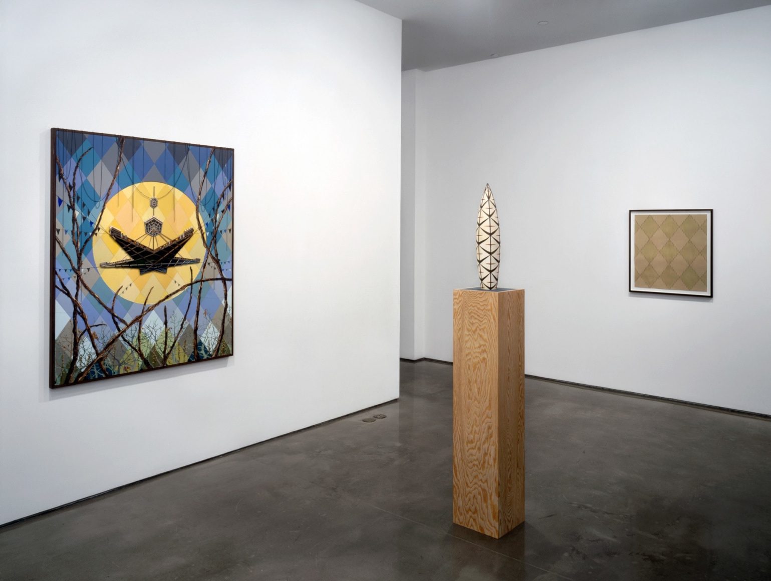 David Thorpe Installation view: A vexed and troubled Englishman sees a parting in the fog which is a glimpse of the glory, or a sweet sip of liberty.