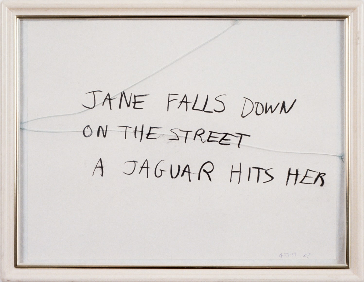 Karen Kilimnik, Jane Creep (Jaguar), 1989-1990