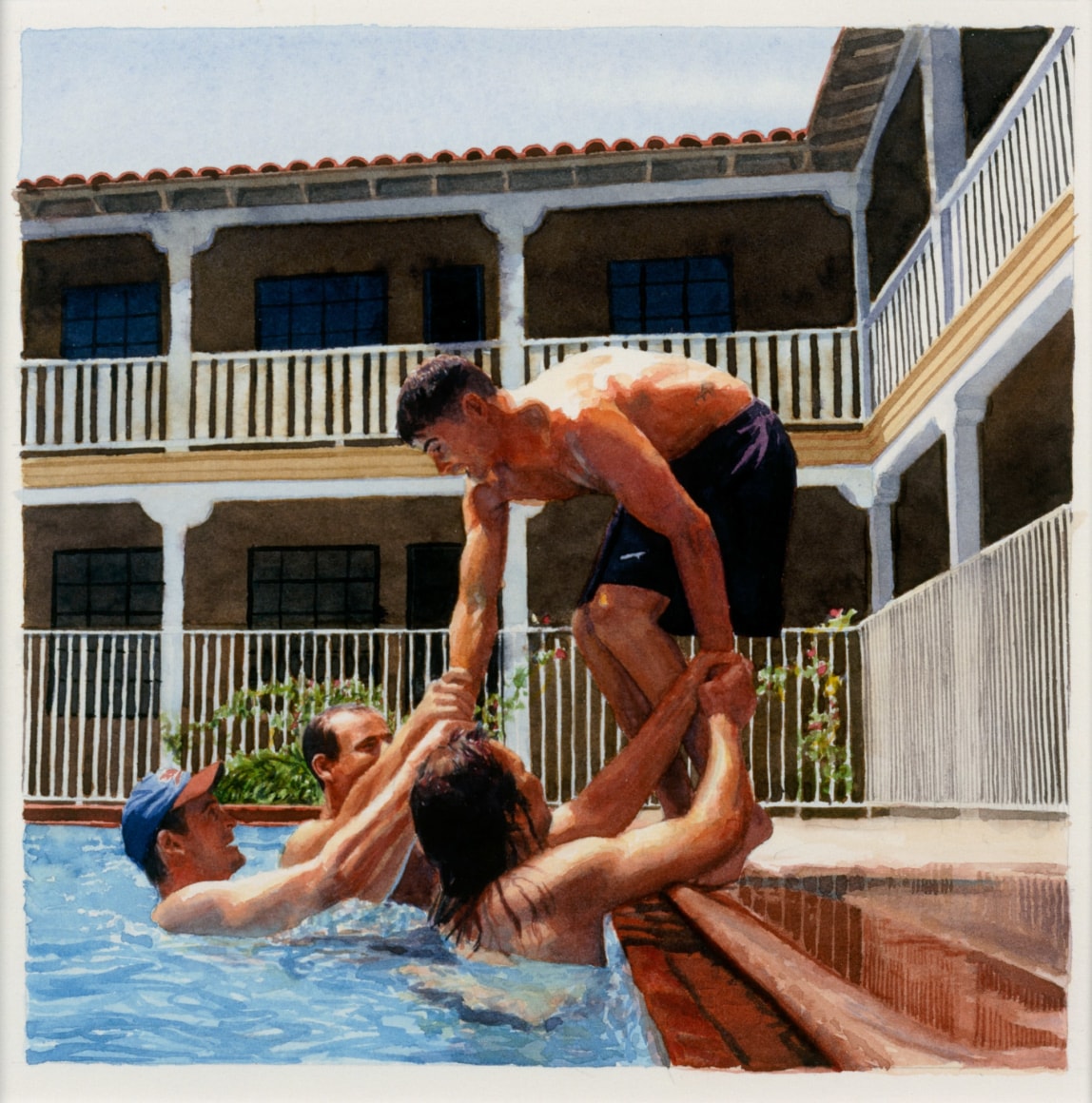 Tim Gardner, Untitled (Nick Being Pulled in Pool), 2002