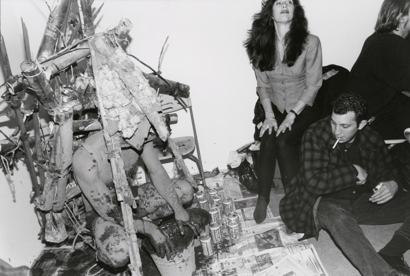 Kim Jones, &quot;Bud Balls,&quot; 1992,  Performance at 303 Gallery