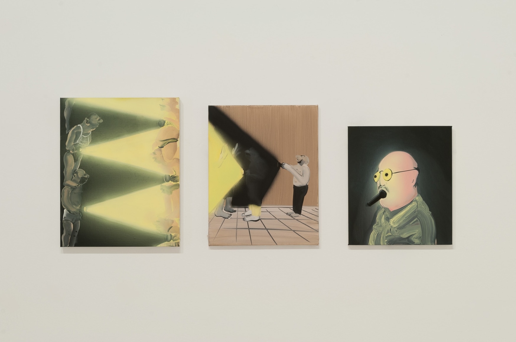 Installation view: Tala Madani, Rear Projection, Centro Andaluz de Arte Contemporáneo, Seville, 2014
