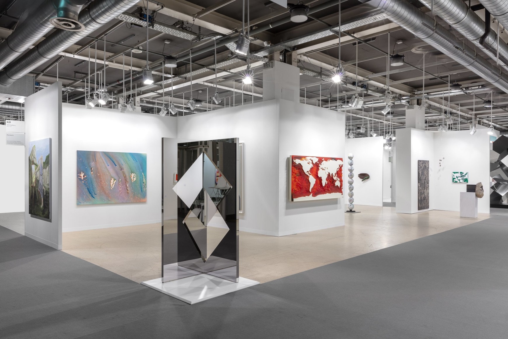 Installation view, Art Basel, 2024. 303 Gallery, Booth K21. Photo: Sebastiano Pellion di Persano