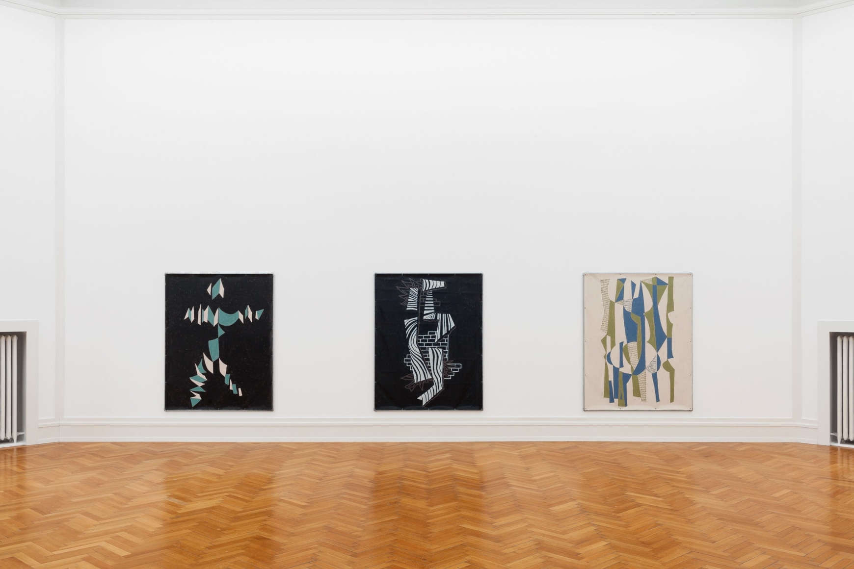 Valentin Carron, Installation view: Do ré mi fa sol la si do, Kunsthalle Bern, 2014