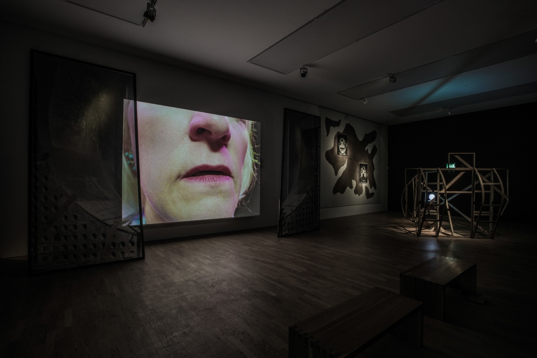 Jane and Louise Wilson, Installation view: Undead Sun: We Put the World Before You, Middlesbrough Institute of Modern Art, 2016
