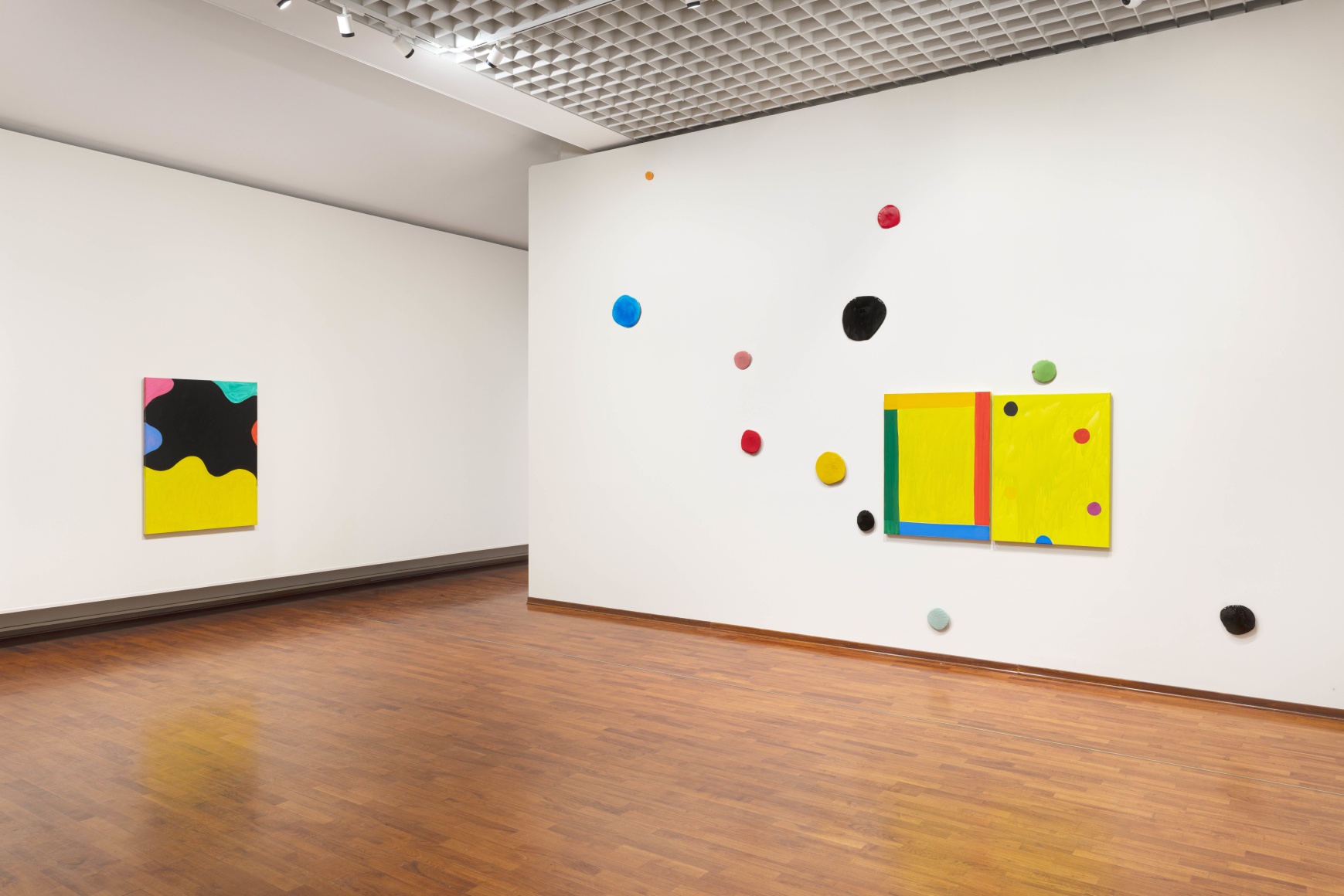 Installation view: "Mary Heilmann," GAM, Torino, 2024. Photo: Nicola Morittu