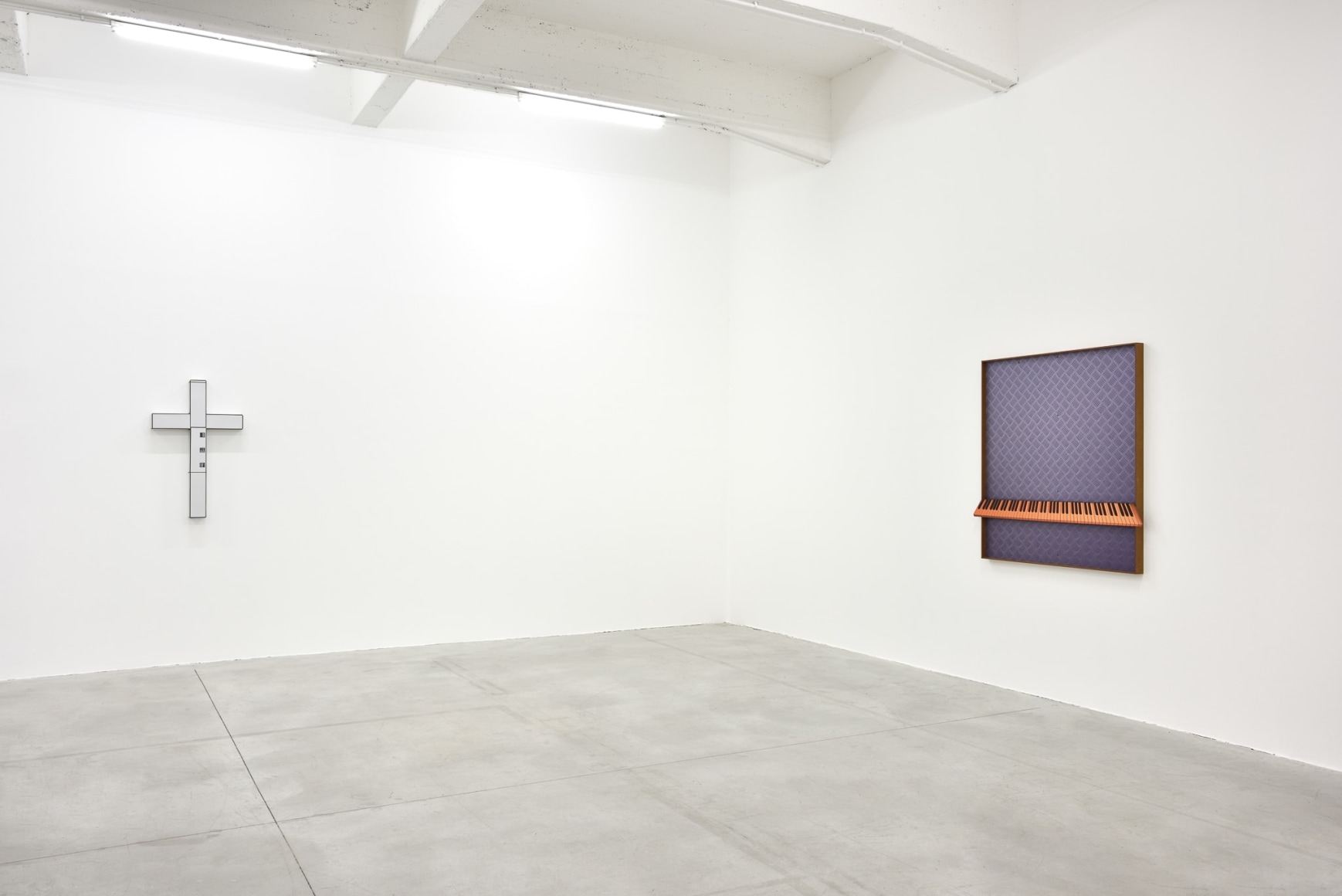 Valentin Carron Installation view: Zéro Virgule Nul, Le Consortium, Dijon, 2020