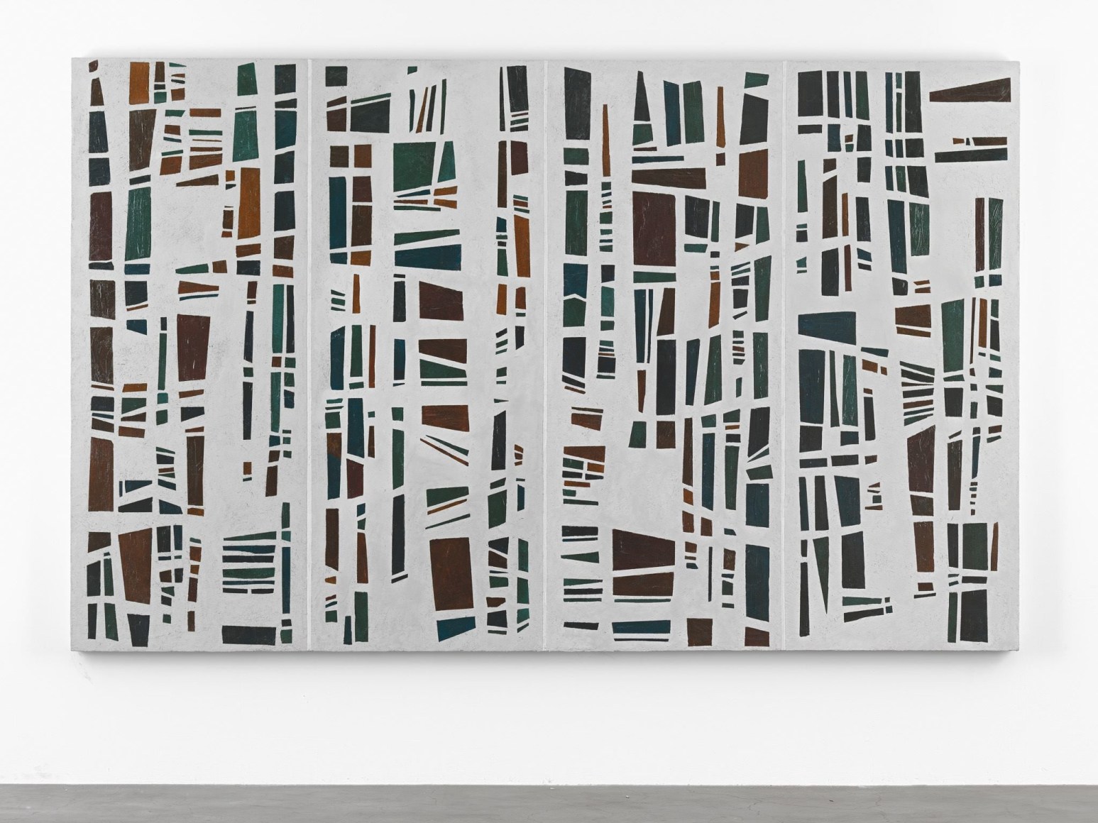 Valentin Carron, Ein Auto, ein Schiff, übelriechender Schmerz weiss und gedämpft, 2013