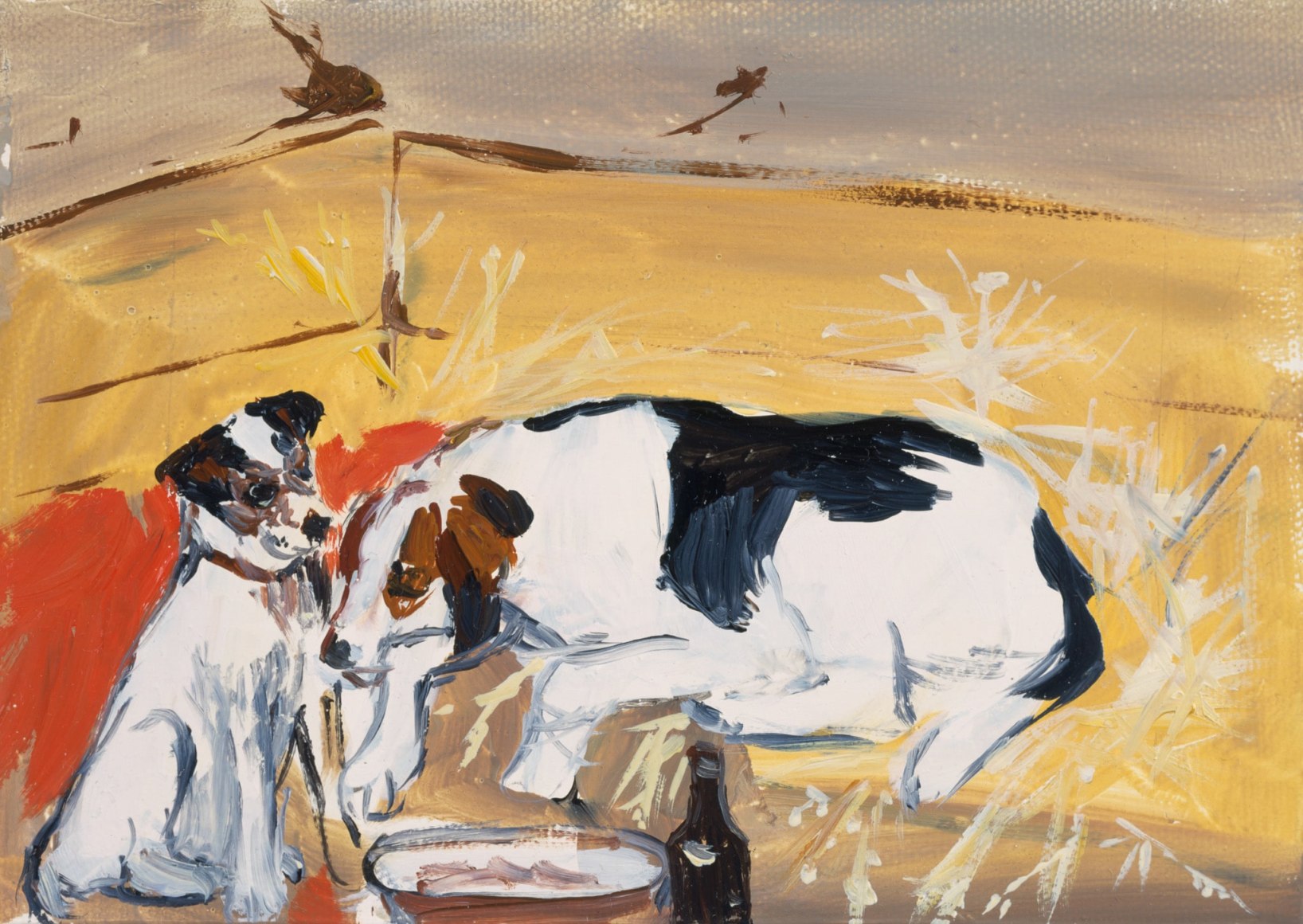 Karen Kilimnik, The Great Depression, the Speakeasy, Charlie & Sam, 2002