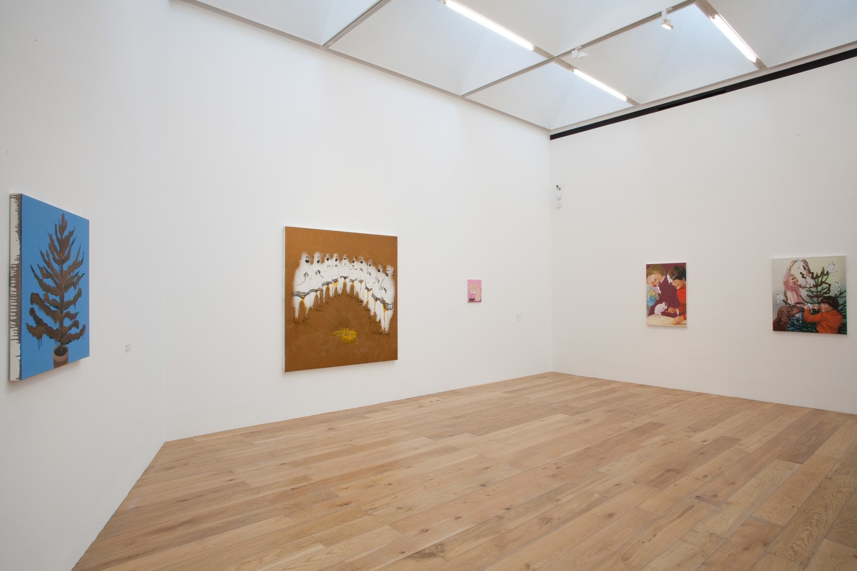 Installation view: Tala Madani, Nottingham Contemporary, 2014