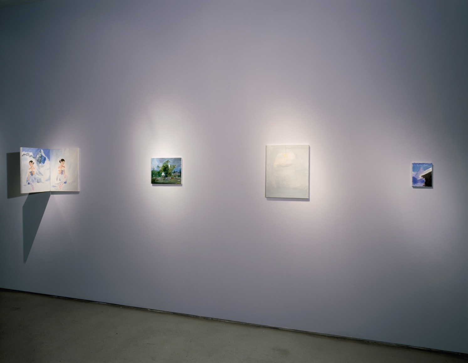 Karen Kilimnik, Installation view: 303 Gallery, New York, 2001