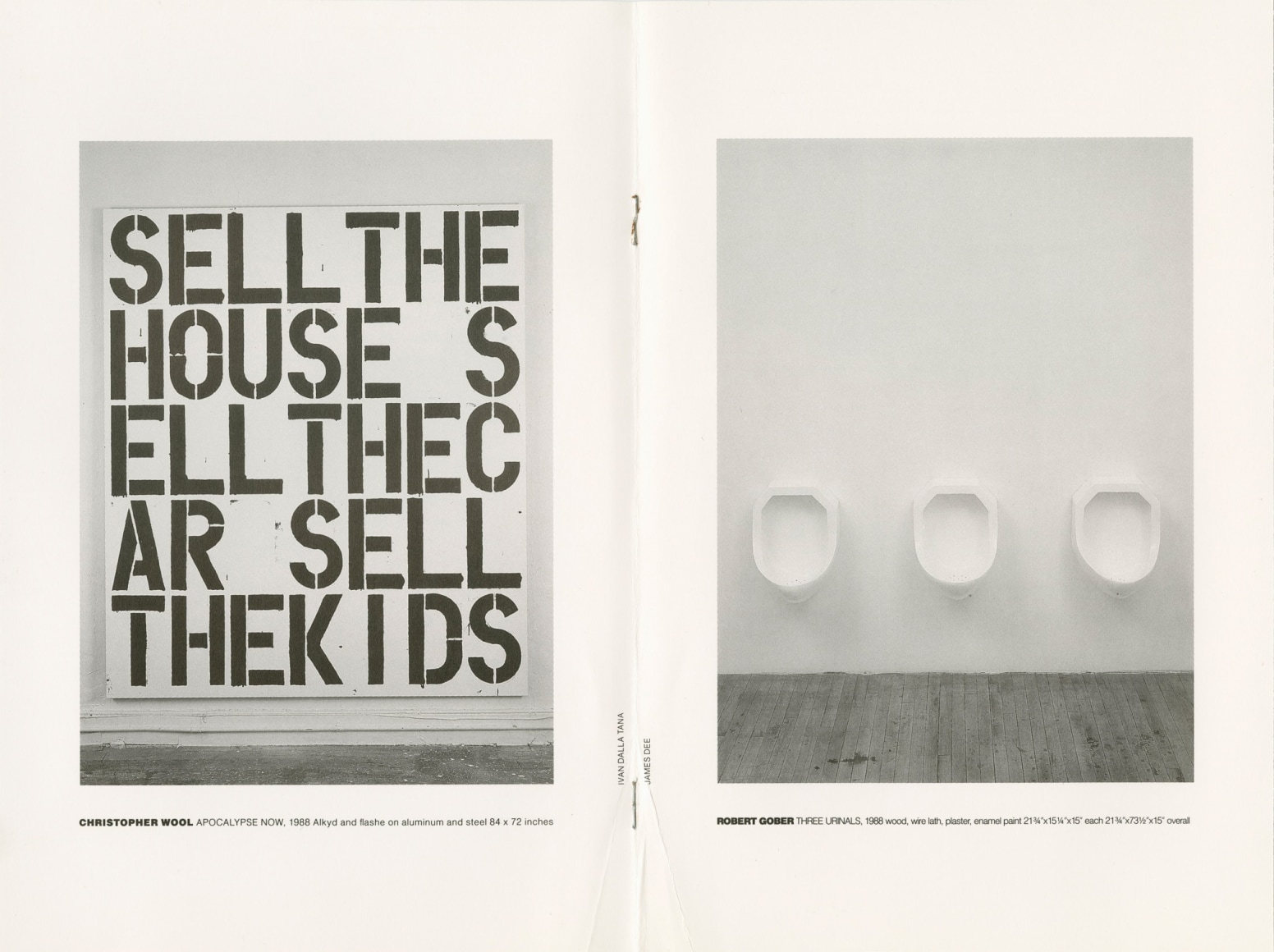 Robert Gober, Christopher Wool, A Project