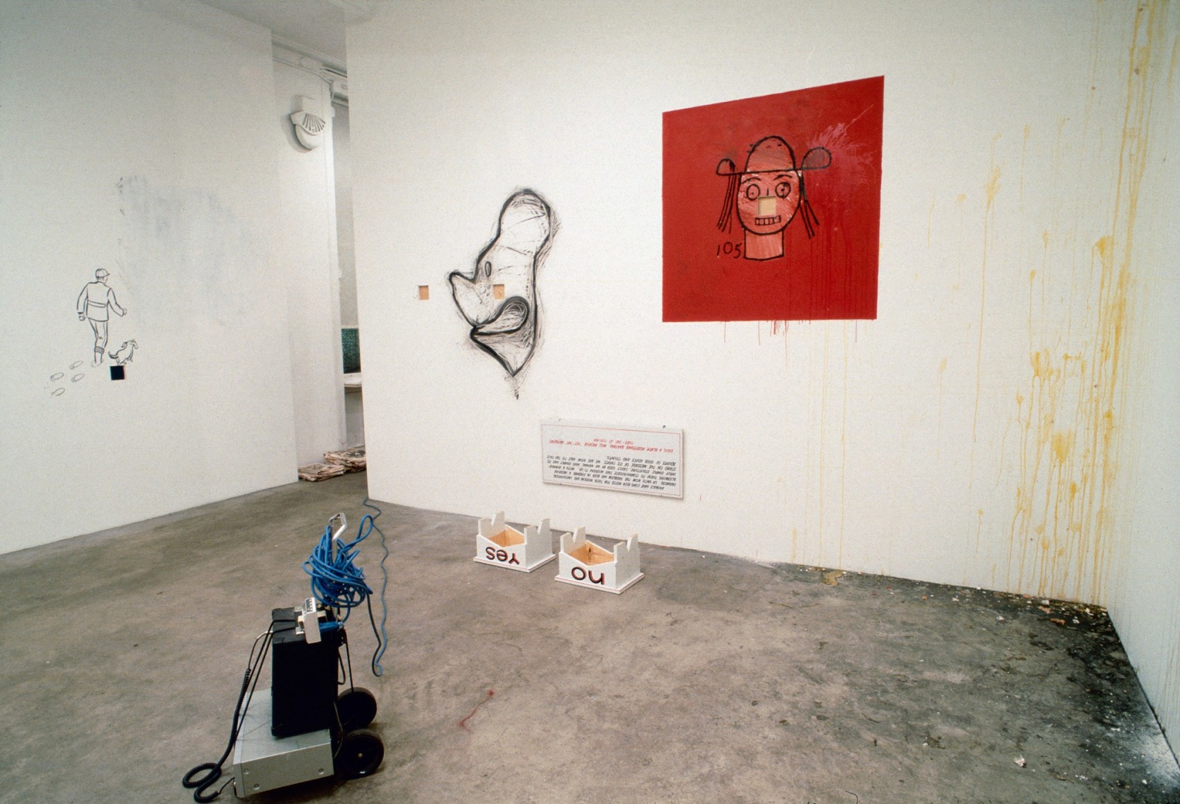 Installation view, One Leading To Another
