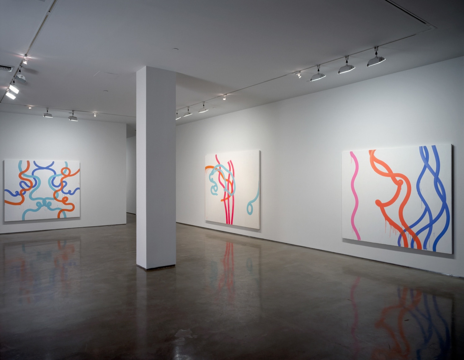 Sue Williams, Installation at 303 Gallery, 2002