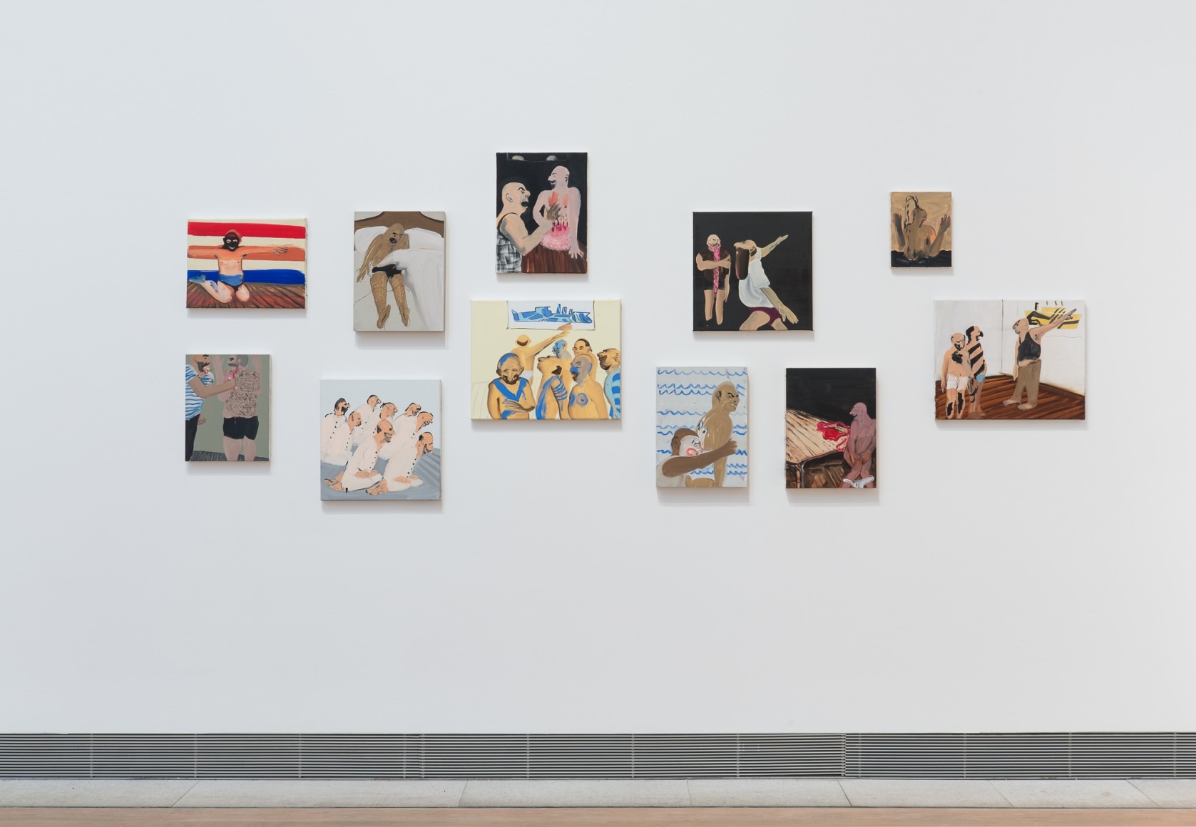 Installation view: Tala Madani: Rip Image, Moderna Musseet, Stockholm, 2013
