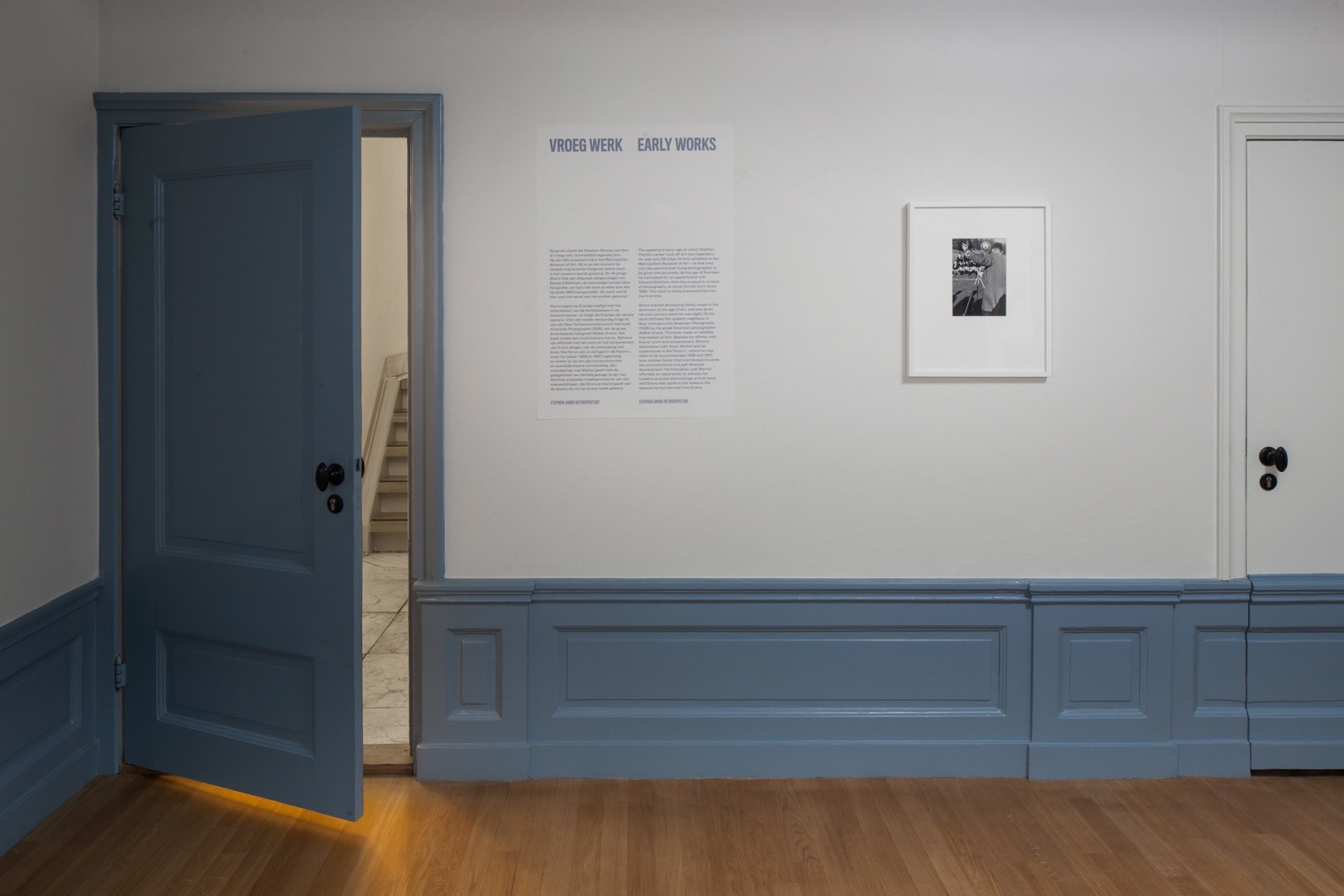 Installation view: Stephen Shore: Retrospective, Huis Marseille, 2016
