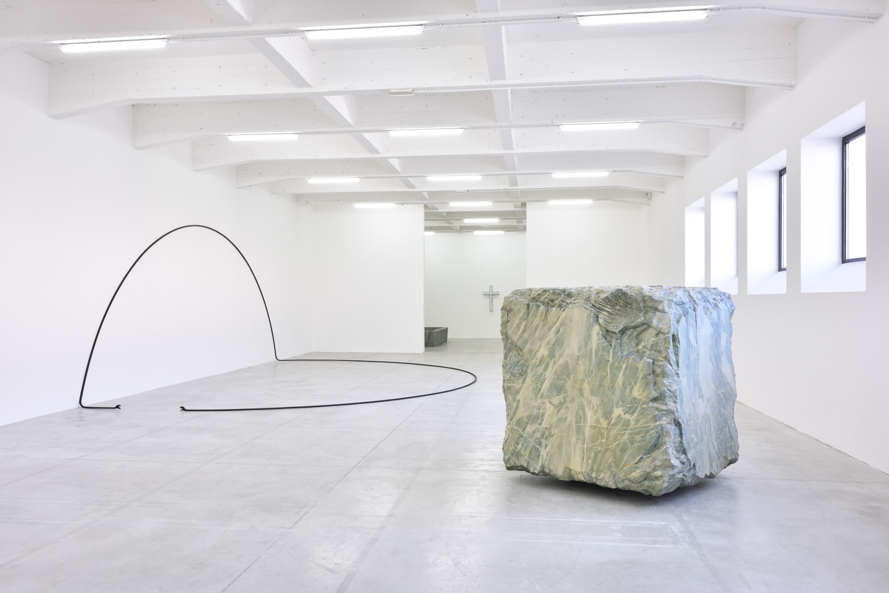 Valentin Carron Installation view: Zéro Virgule Nul, Le Consortium, Dijon, 2020
