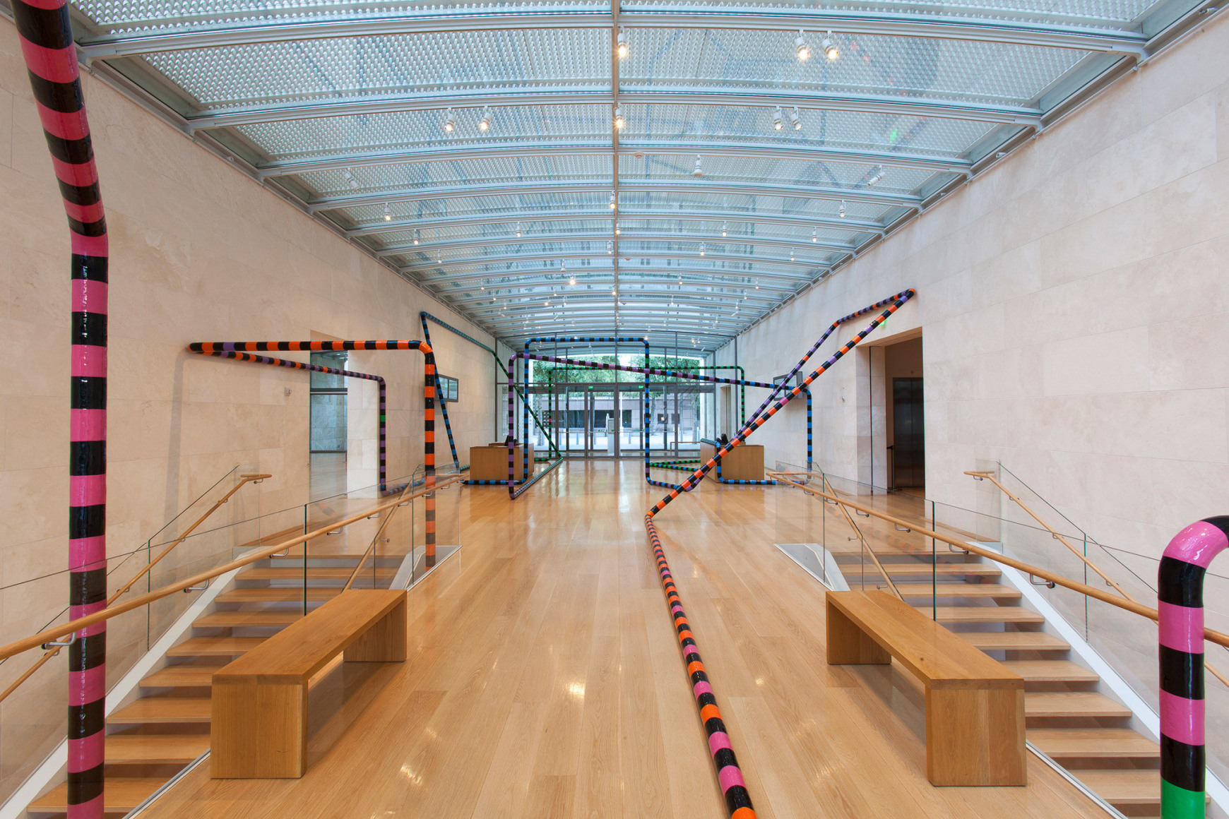 Eva Rothschild, Why Don't You (Dallas), 2012, Installation view: Sightings: Eva Rothschild, Nasher Sculpture Center, Dallas