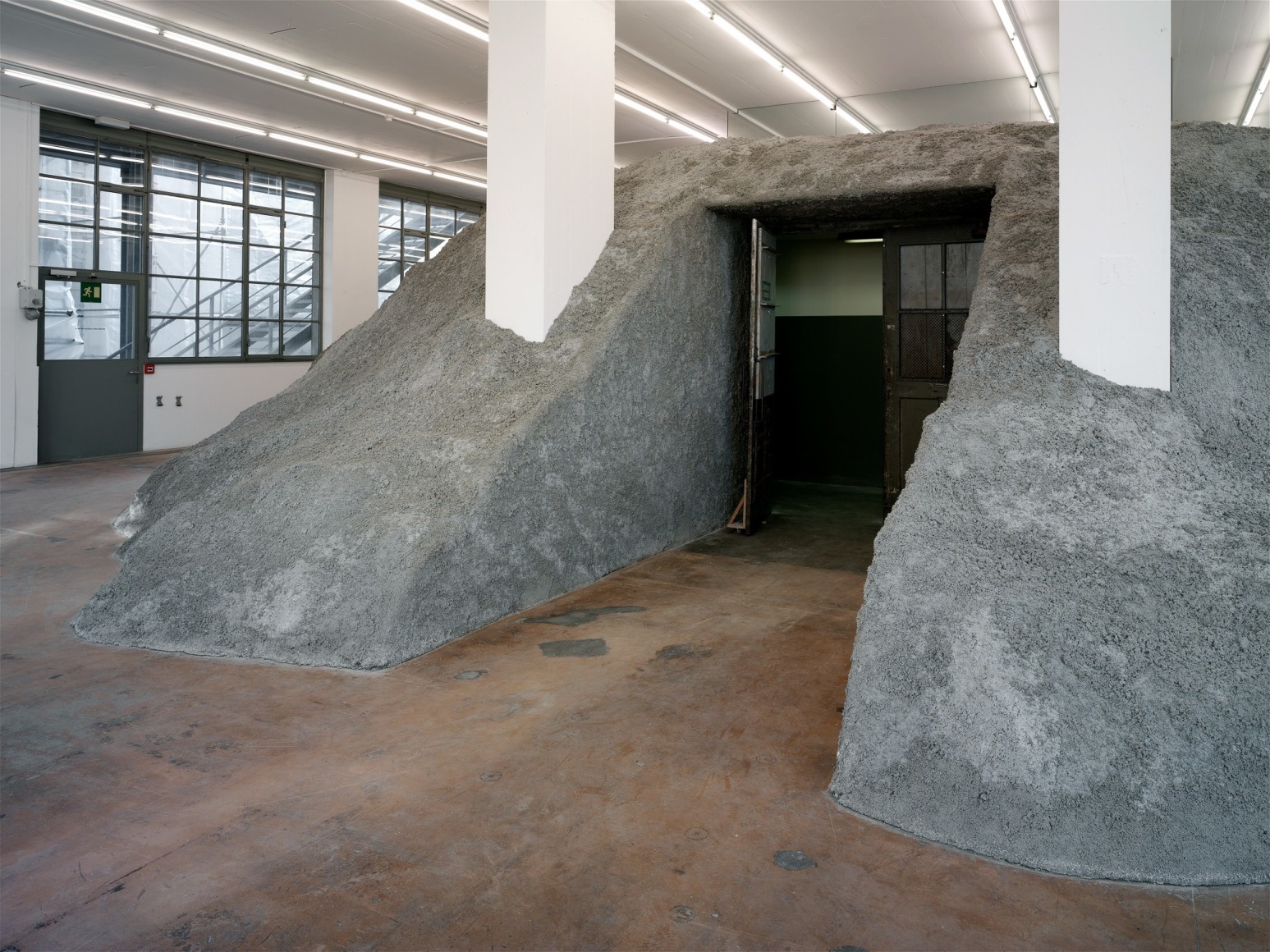 Mike Nelson, Studio Apparatus for MAMCO – An Intermediate Structure For A Museum : Introduction; Building Transplant In Three Sections; Towards A Revisiting Of Futurobjectics (As Voodoo Shrine); Mysterious Island*