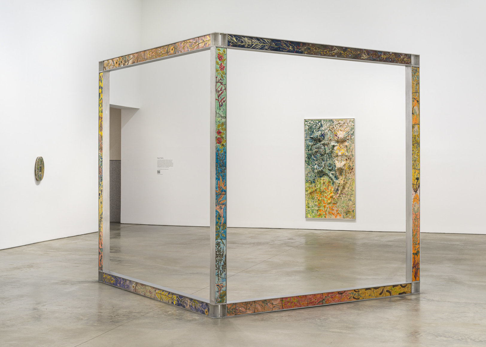 Exhibition view: Sam Falls, 303 Gallery, New York, 2023. Photo: Justin Craun