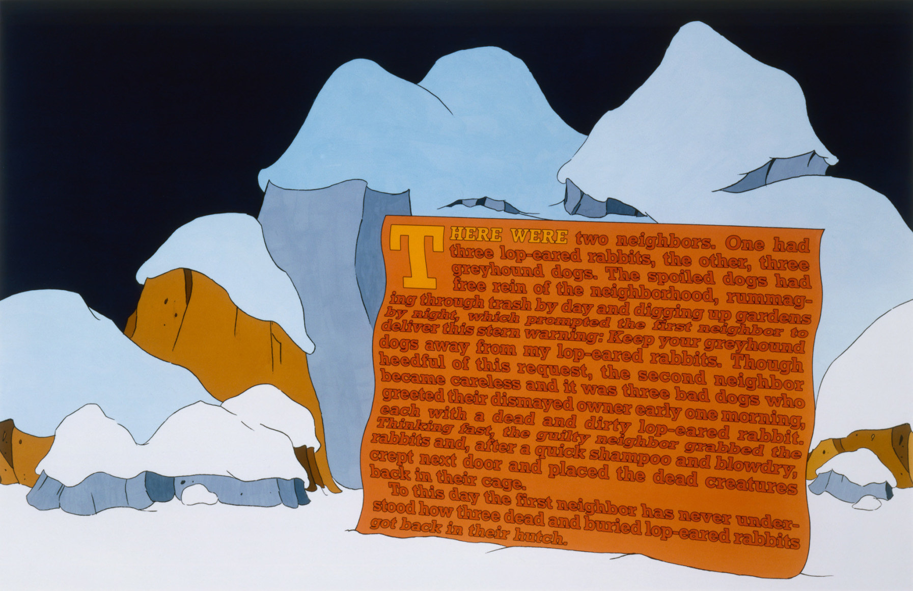 Larry Johnson, Untitled (Dead + Buried), 1991