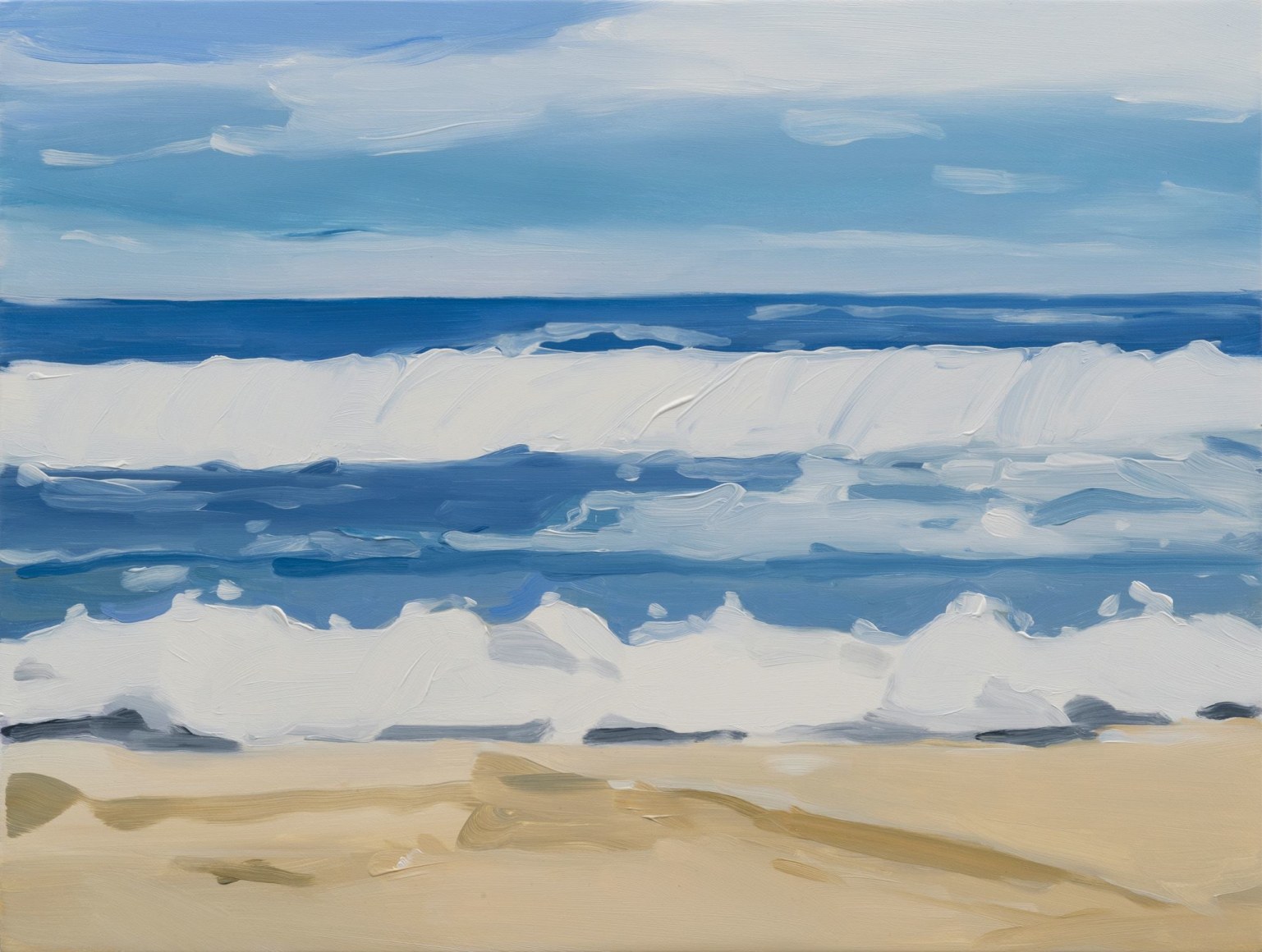 Maureen Gallace, Cloud on a Beach, 2015