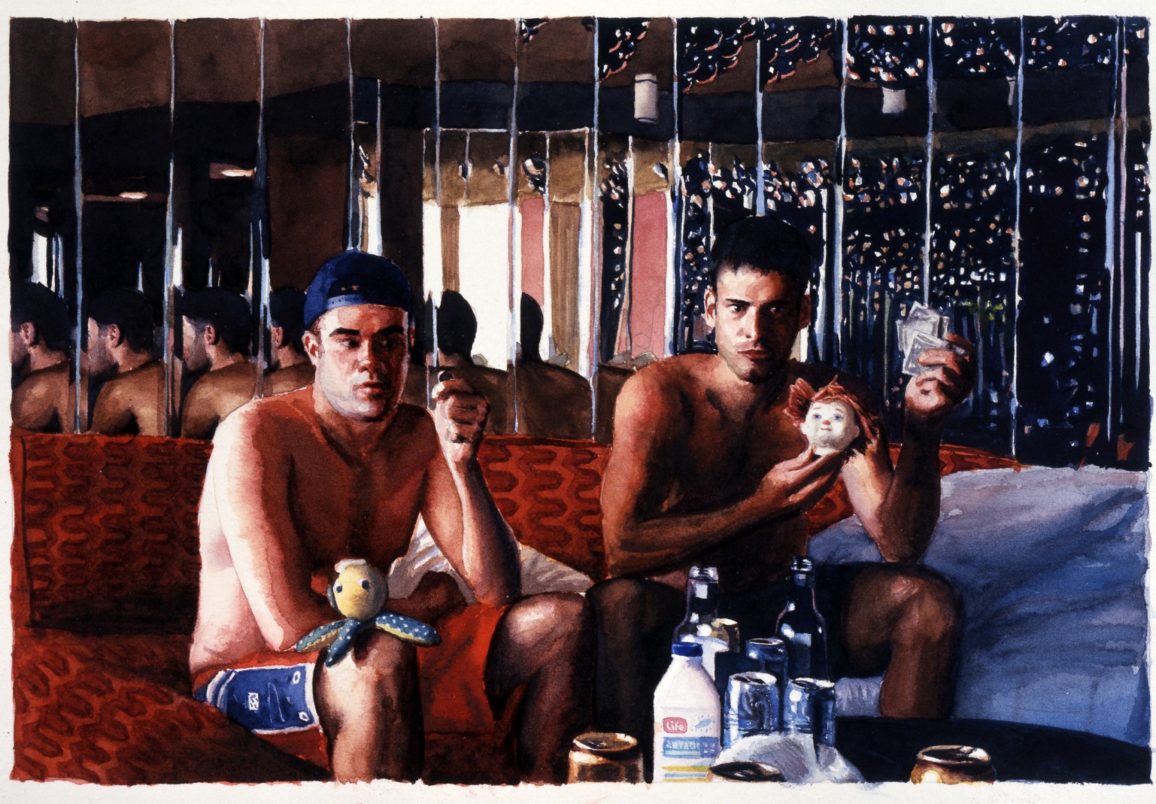 Tim Gardner, Untitled (Nick & Matt with Mirrors, Las Vegas), 2000