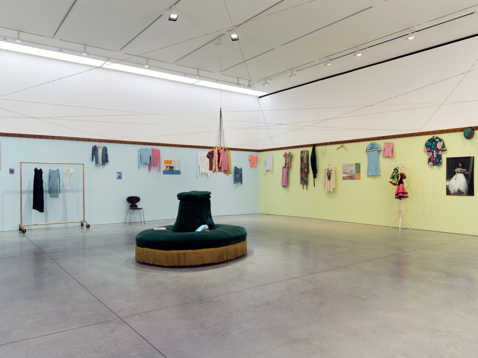 Dominique Gonzalez-Foerster, euqinimod & costumes, 2014, Installation at 303 Gallery, 2014