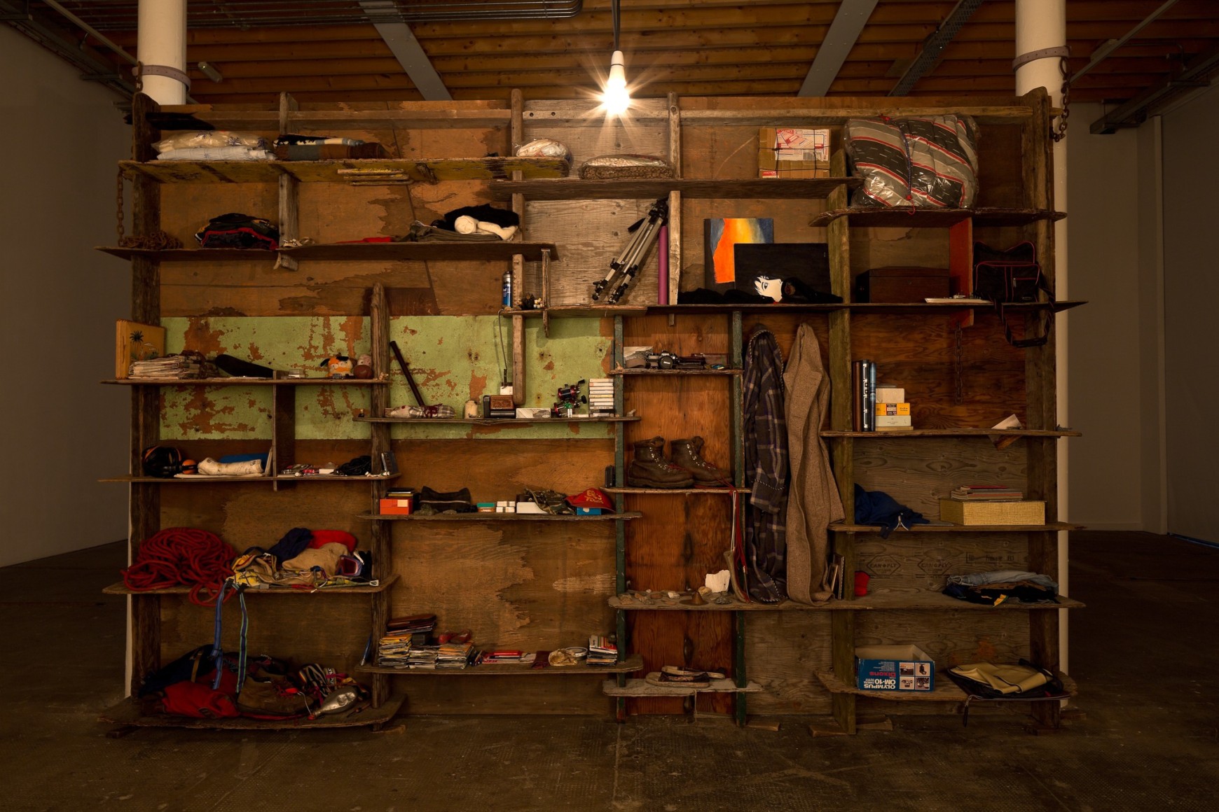 Mike Nelson, Eighty Circles through Canada (the last possessions of an Orcadian mountain man), 2013