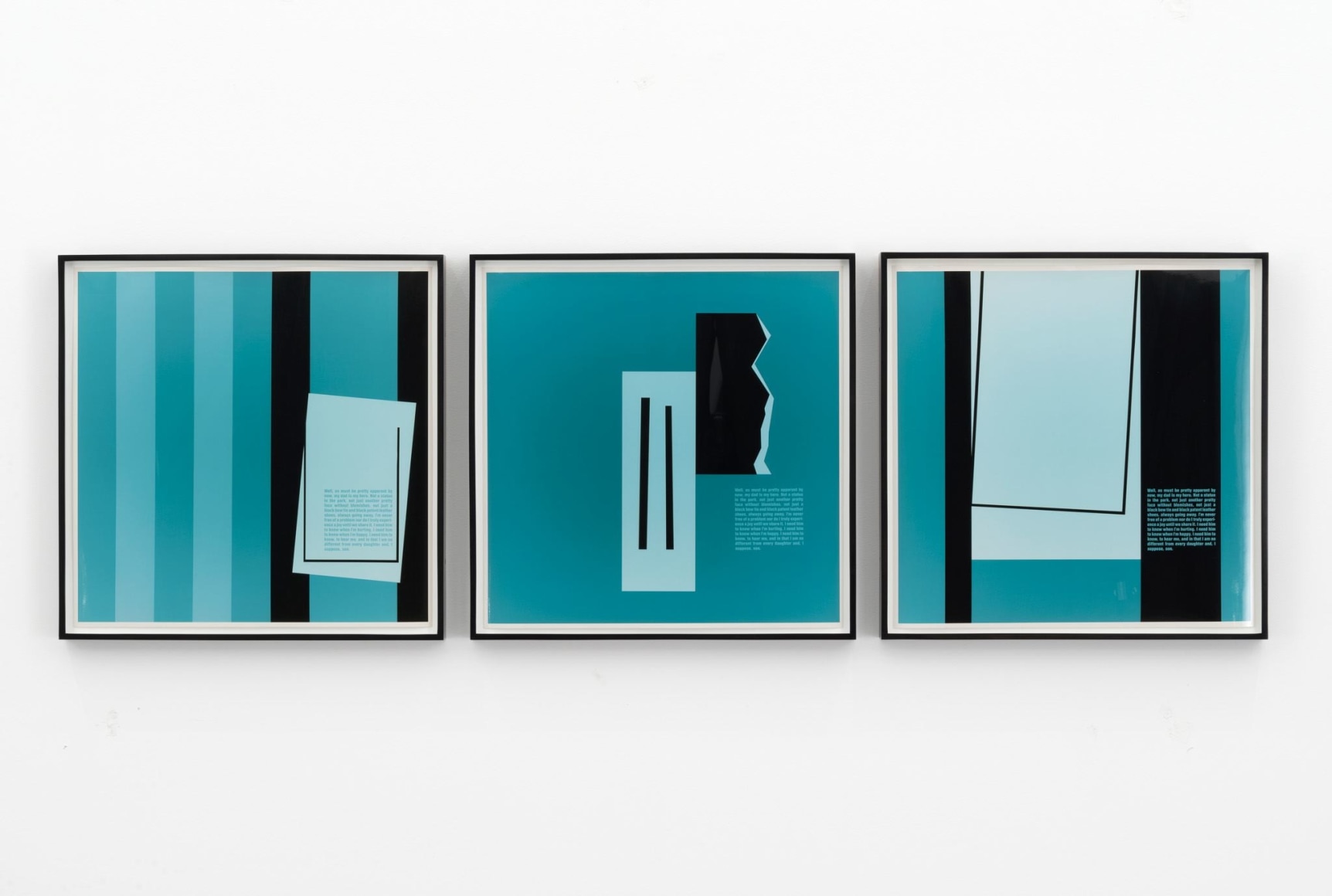 Larry Johnson, Untitled (My Dad Is My Hero, Wintergreen + Black), 1986