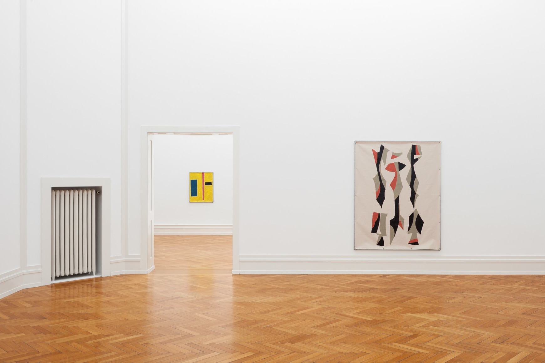 Valentin Carron, Installation view: Do ré mi fa sol la si do, Kunsthalle Bern, 2014