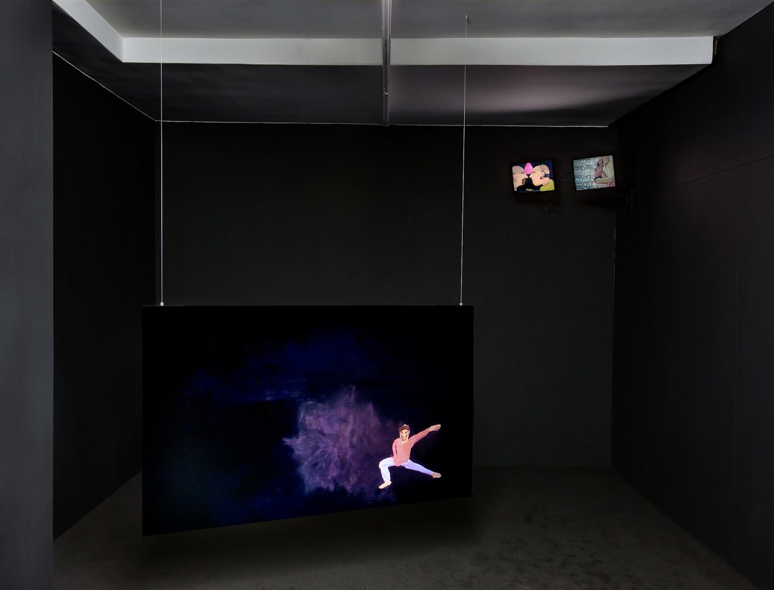 Installation view: Tala Madani: The Jinn, Stedelijk Museum Bureau Amsterdam, 2011