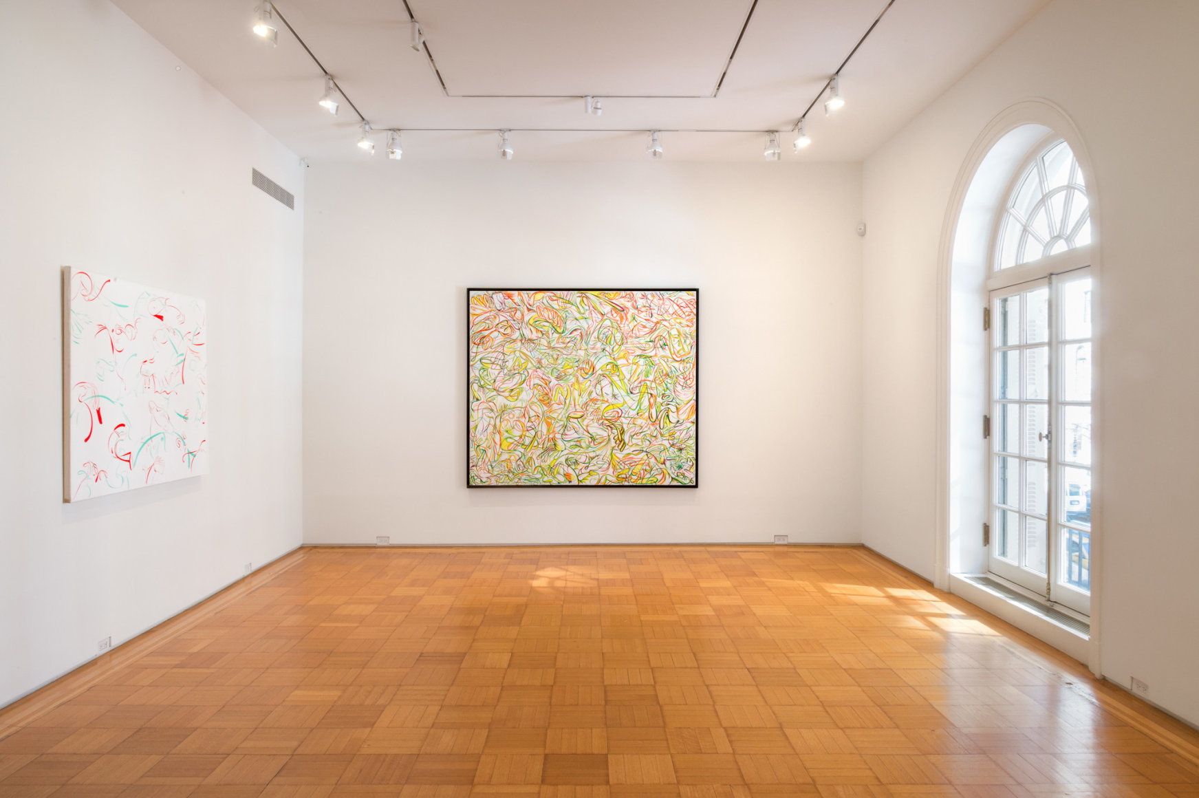 Sue Williams, Installation view: Paintings 1997-98, Skarstedt Gallery, New York, 2018