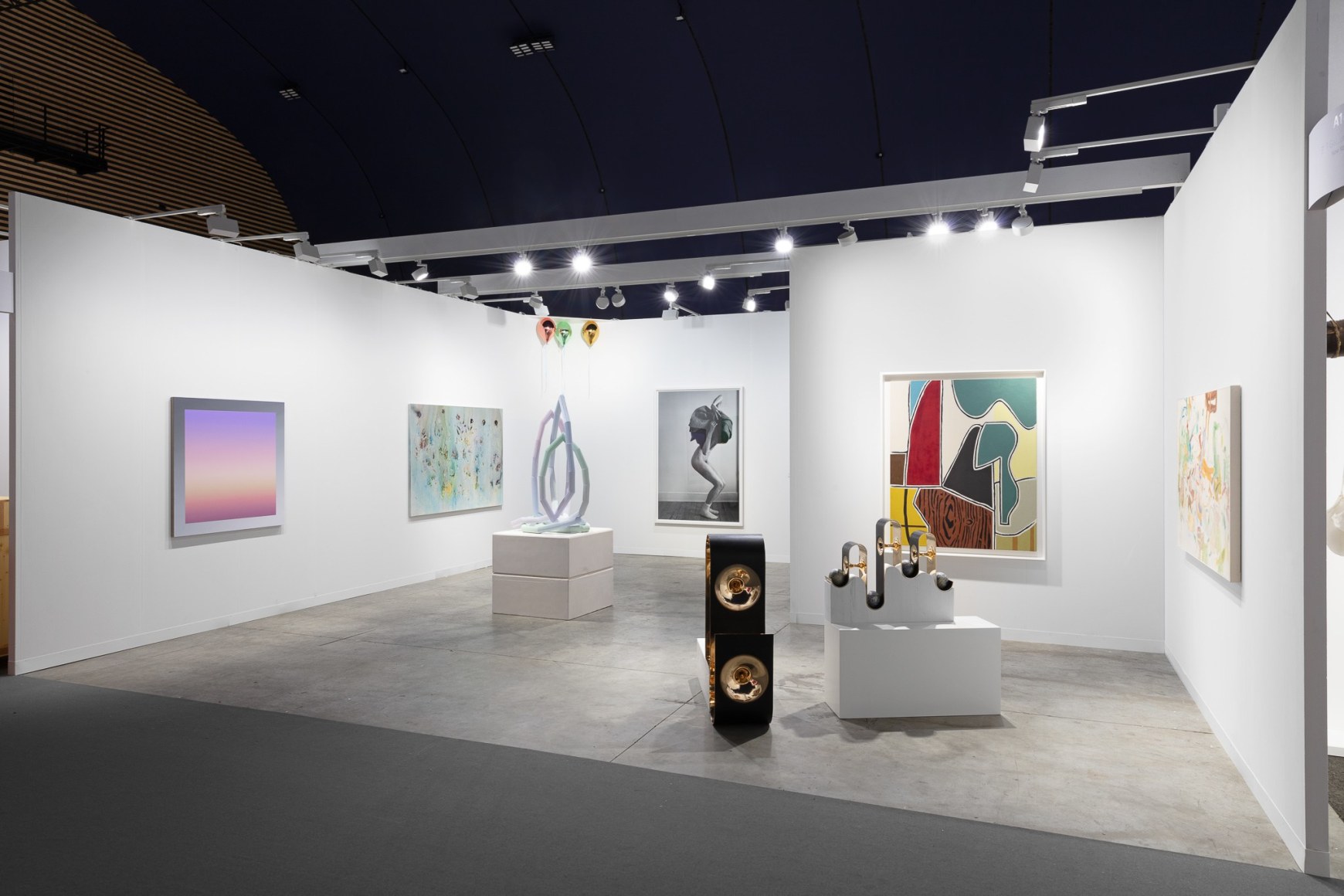 Installation view: Paris+ Par Art Basel, 2022,&nbsp;Grand Palais &Eacute;ph&eacute;m&egrave;re,&nbsp;303 Gallery, Booth A14. Photo:&nbsp;Sebastiano Pellion di Persano