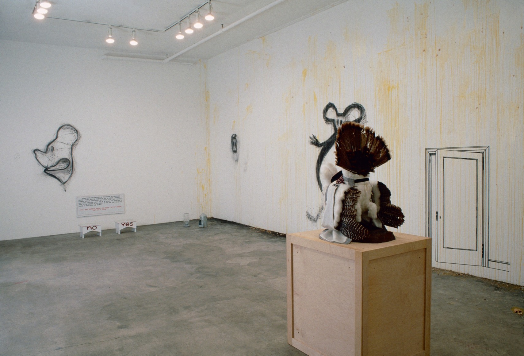 Installation view, One Leading To Another