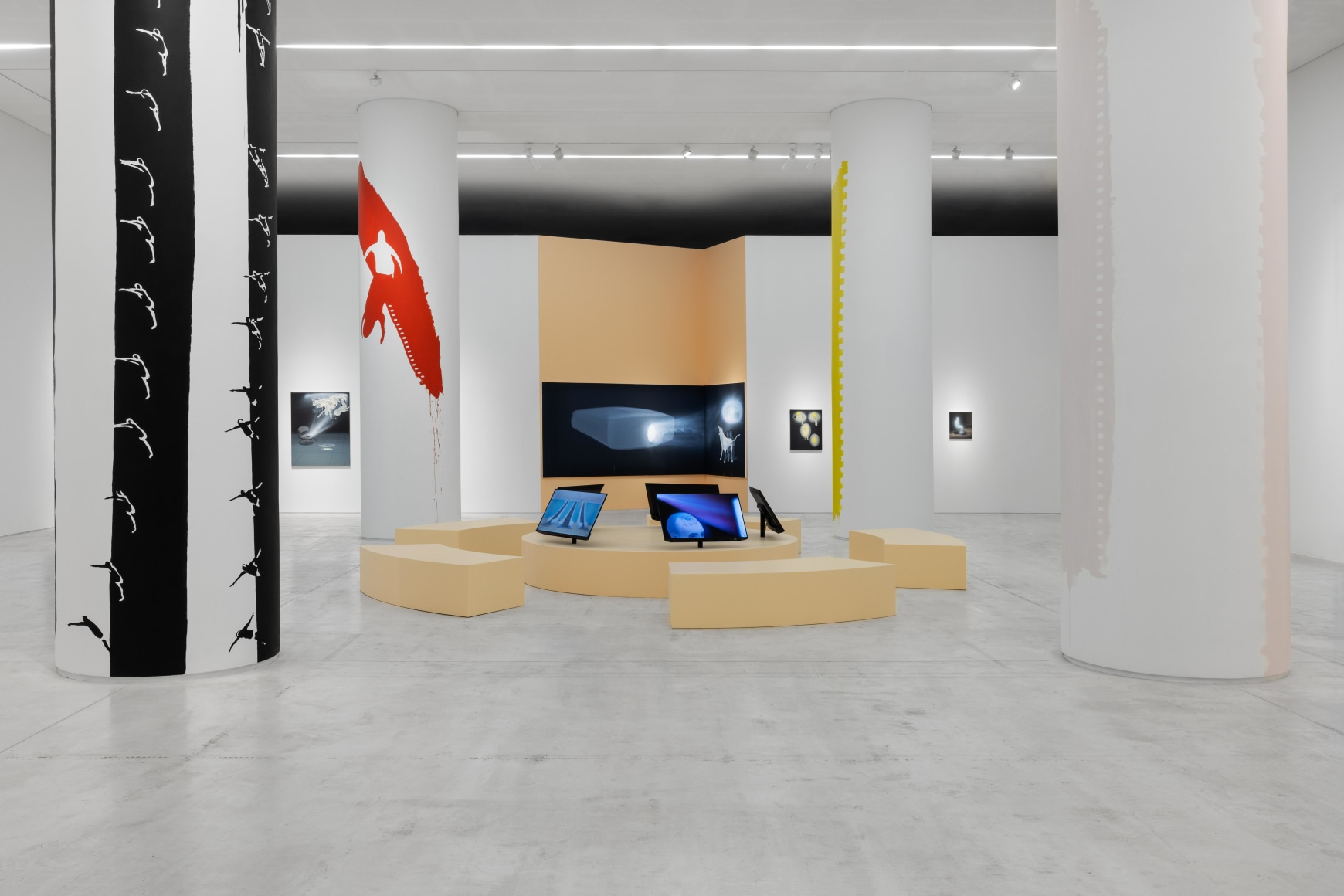 Installation views: Tala Madani, Shitty Disco, June 13 – November 10, 2024, National Museum of Contemporary Art Athens, Greece. Photography: Paris Tavitian