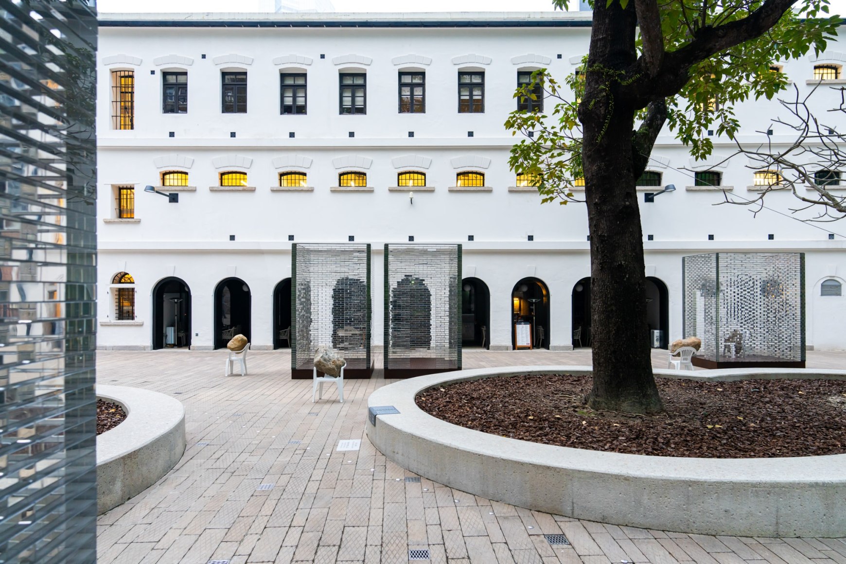 Alicja Kwade, Waiting Pavilions, Tai Kwun Contemporary, Hong Kong, China, Dec 20, 2024 - Dec 26, 2026, Courtesy of the artist and Tai Kwun Contemporary, Installation view by Jimmy Ho.