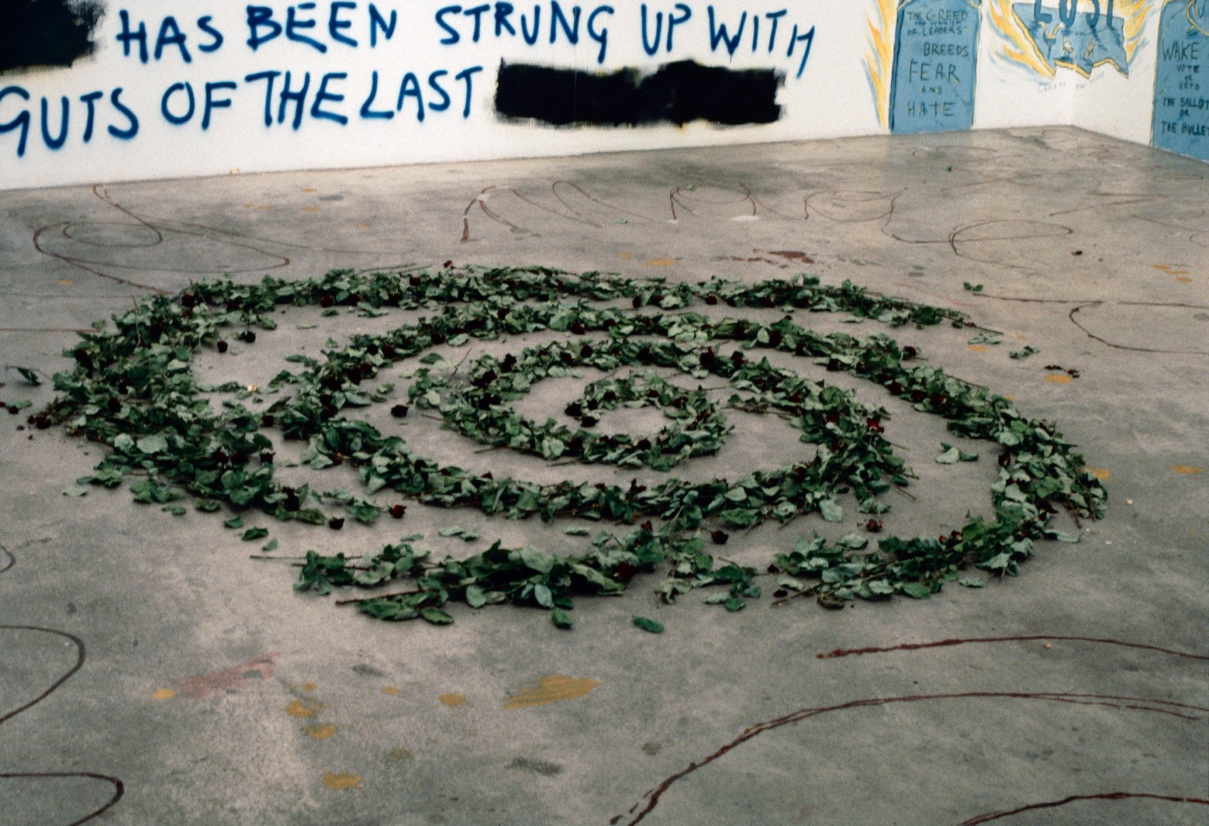 Installation view Writings On The Wall