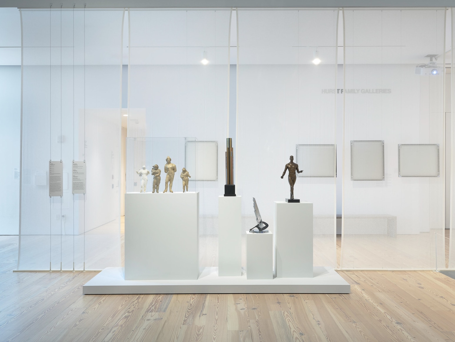 Installation view of Nick Mauss: Transmissions, Whitney Museum of American Art, New York, March 16-May 14, 2018.